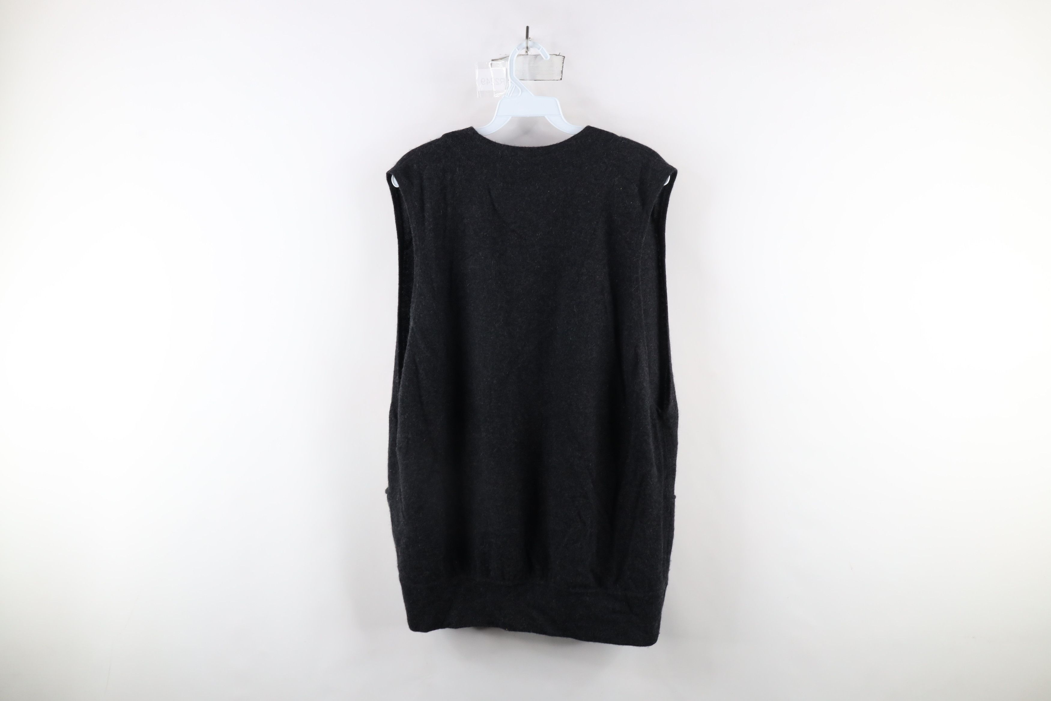 Vintage New w Defects Vintage Streetwear Knit Pocket Sweater Vest Size L / US 10 / IT 46 - 9 Thumbnail