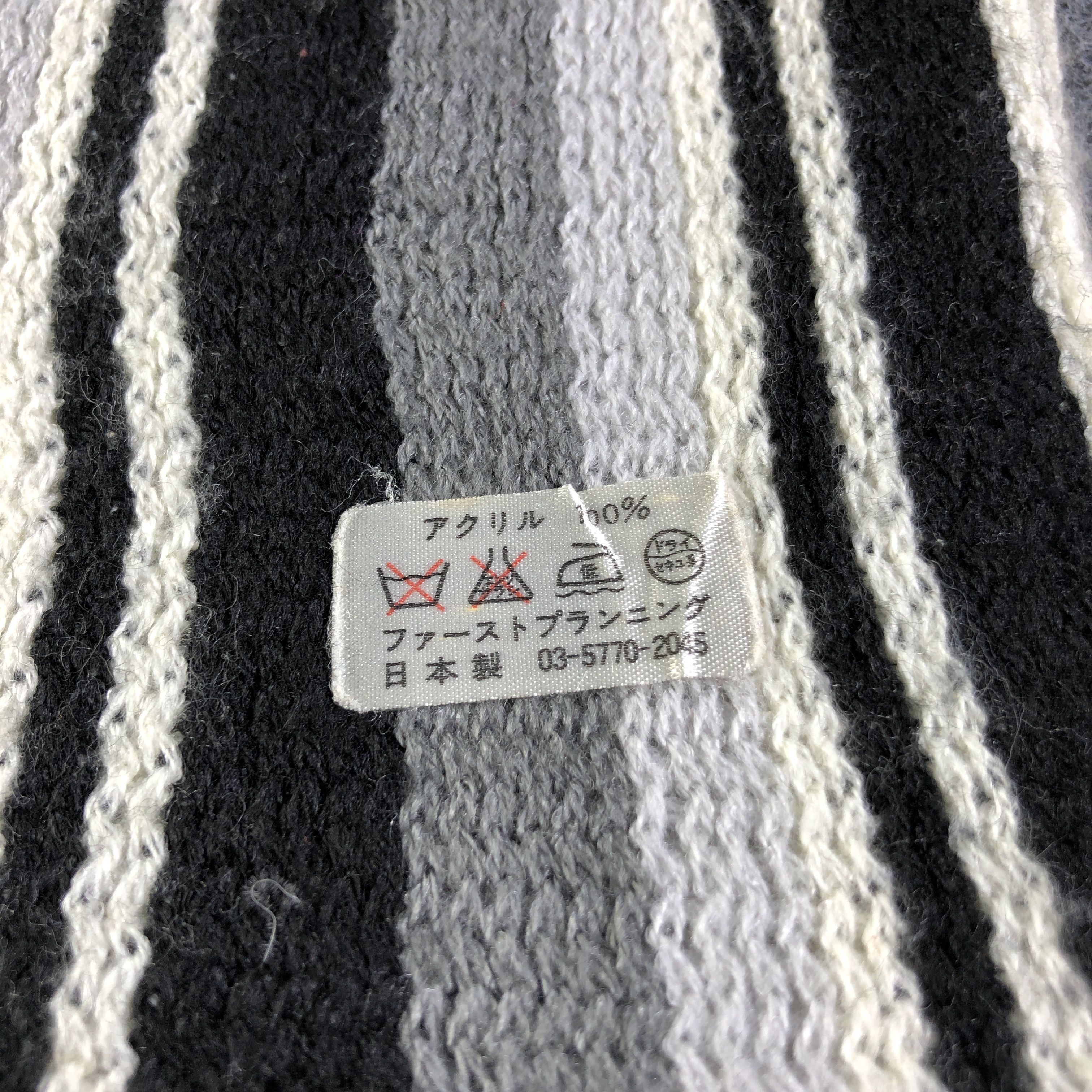 Takeo Kikuchi Takeo Kikuchi Striped Scarf Muffler Neckwear V2736 Size ONE SIZE - 5 Thumbnail