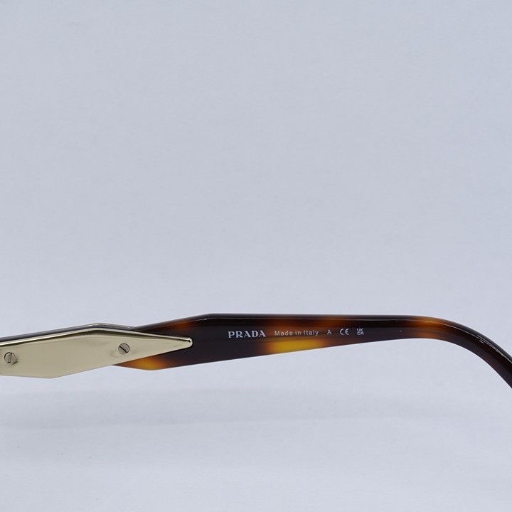 Prada Prada PR65ZS ZVN70L Sunglasses Pale Gold Oval Frame Size ONE SIZE - 6 Thumbnail