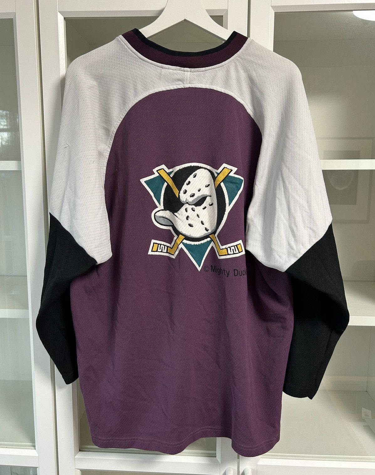 Vintage CMP Anaheim Mighty Ducks Vintage Hockey Jersey Size US L / EU 52-54 / 3 - 4 Thumbnail