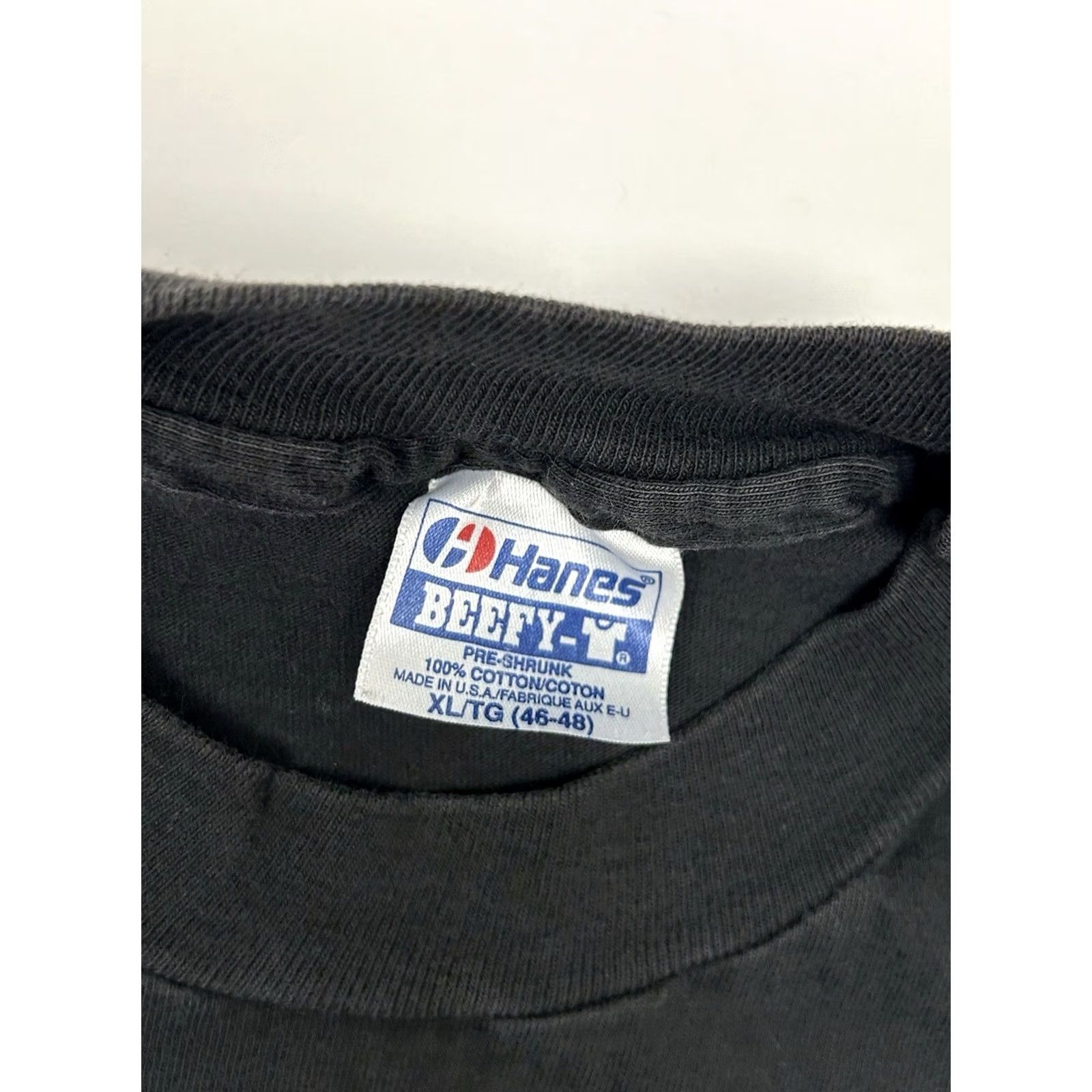 Hanes VINTAGE The Arsenio Hall Show TV Show Promo Tee XL Hanes Black 1989 90s Show Host Talk Show Rare Unisex Adults Size US XL / EU 56 / 4 - 6 Thumbnail