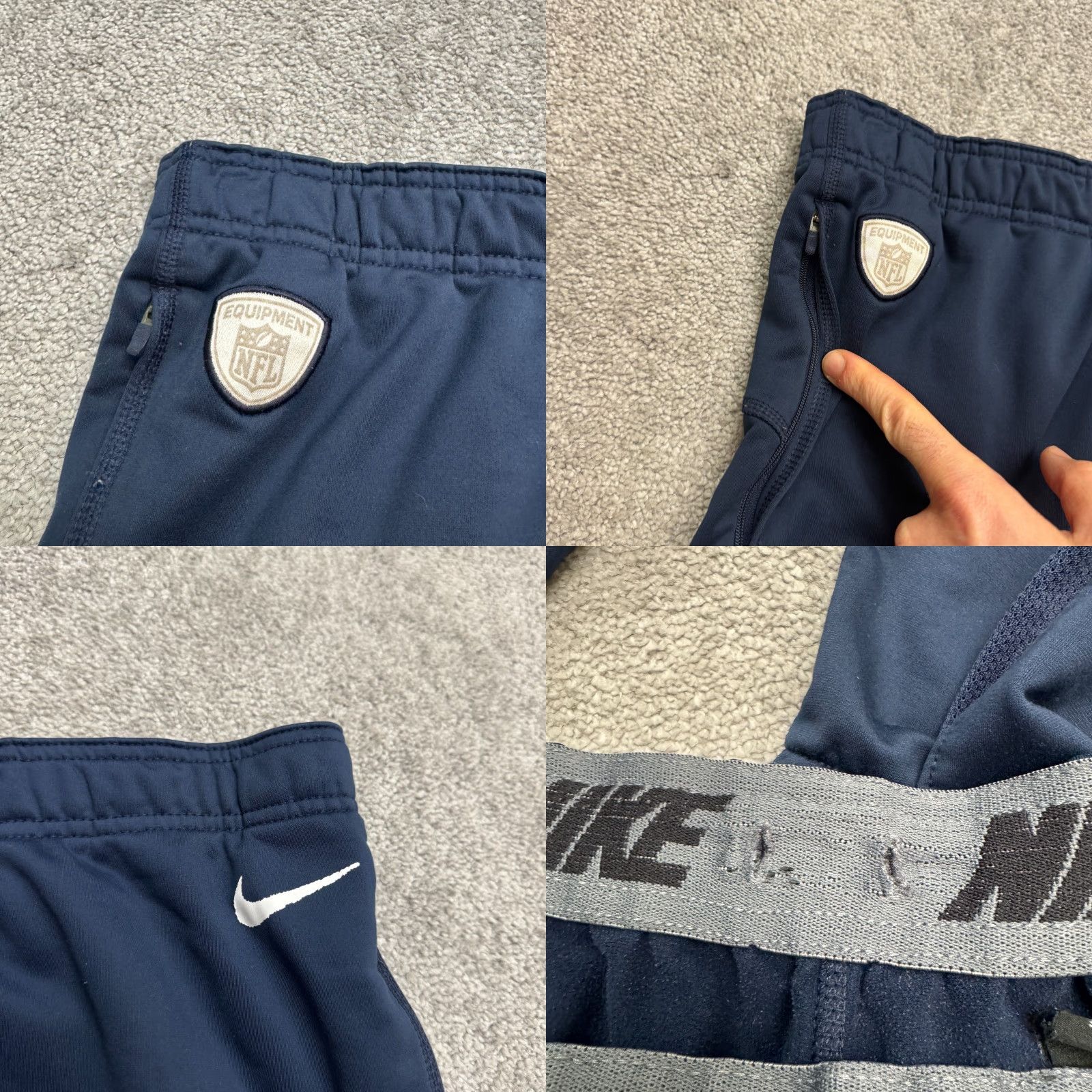 Nike Nike Dri-Fit Equipment Training Track Pants Men XL Blue Size US 36 / EU 52 - 8 Thumbnail