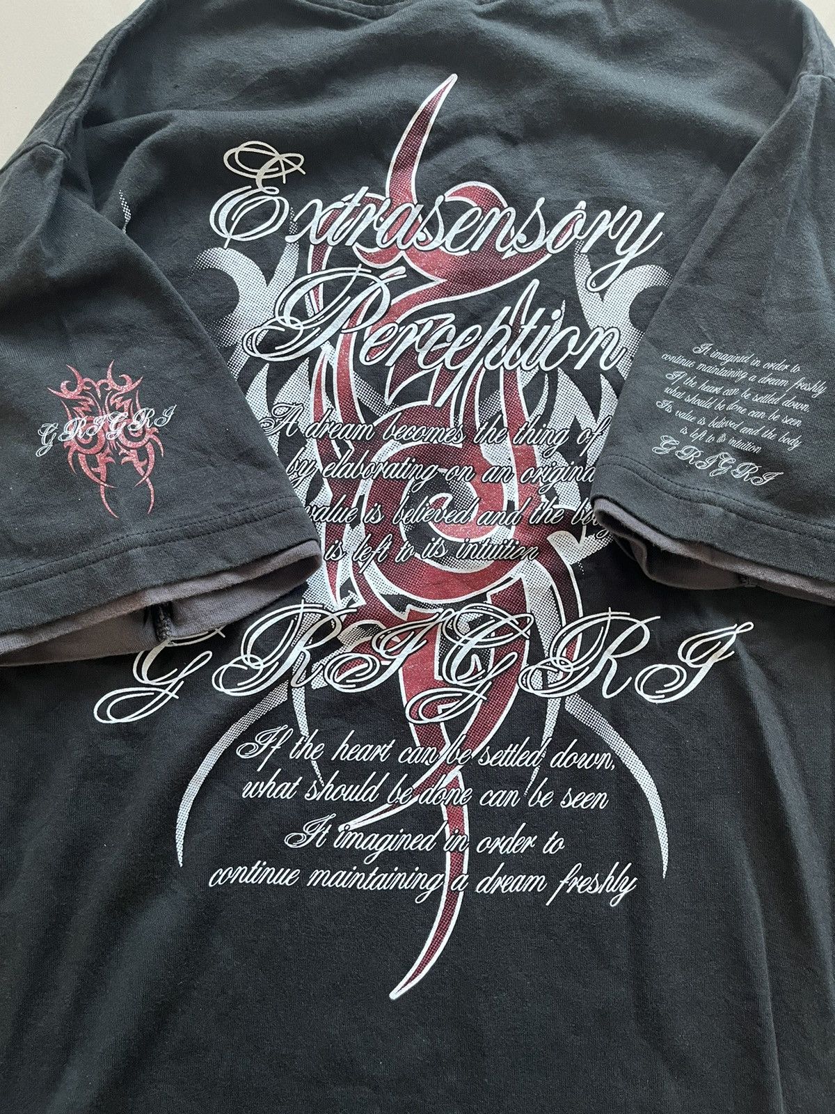 If Six Was Nine Japanese~Grigri Seditionaries Poem Gothic Tribal Punk Style Size US L / EU 52-54 / 3 - 3 Thumbnail