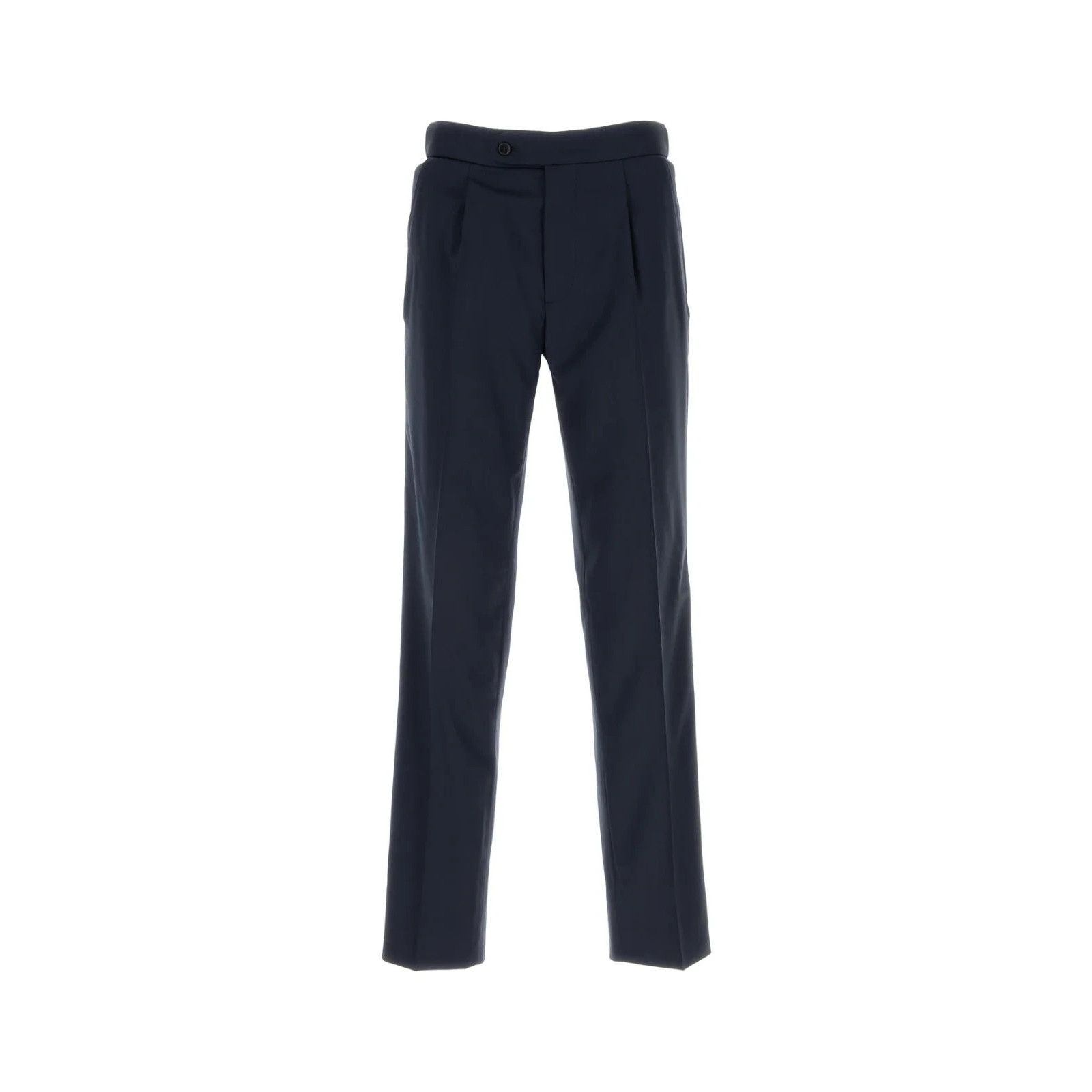 Brioni BRIONI Midnight Blue Stretch Wool Pants New & Authentic (Men Size US 34 / EU 50 - 1 Thumbnail