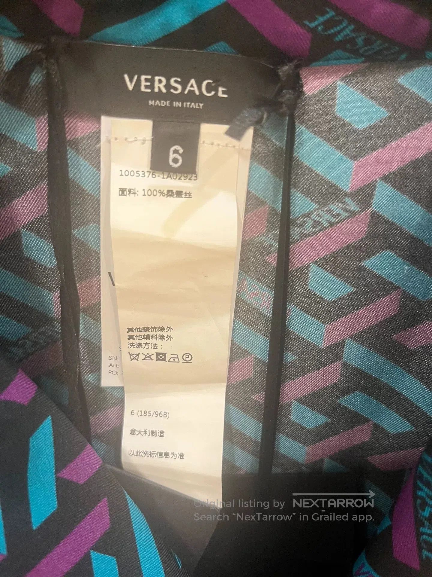 Versace Versace Classic Print Silk Shirt Jacket. Size US M / EU 48-50 / 2 - 3 Thumbnail