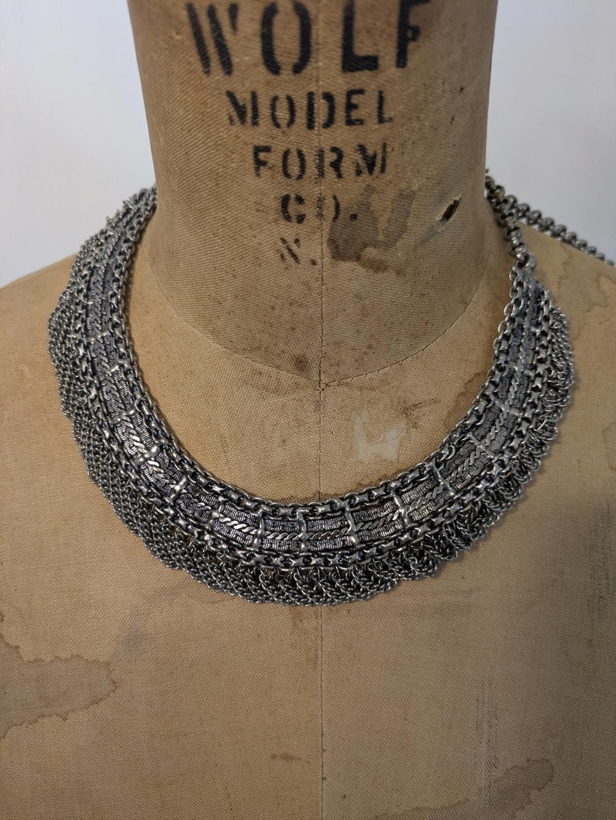 Other 2010's rare south asian chainmail choker necklace Size ONE SIZE - 2 Thumbnail