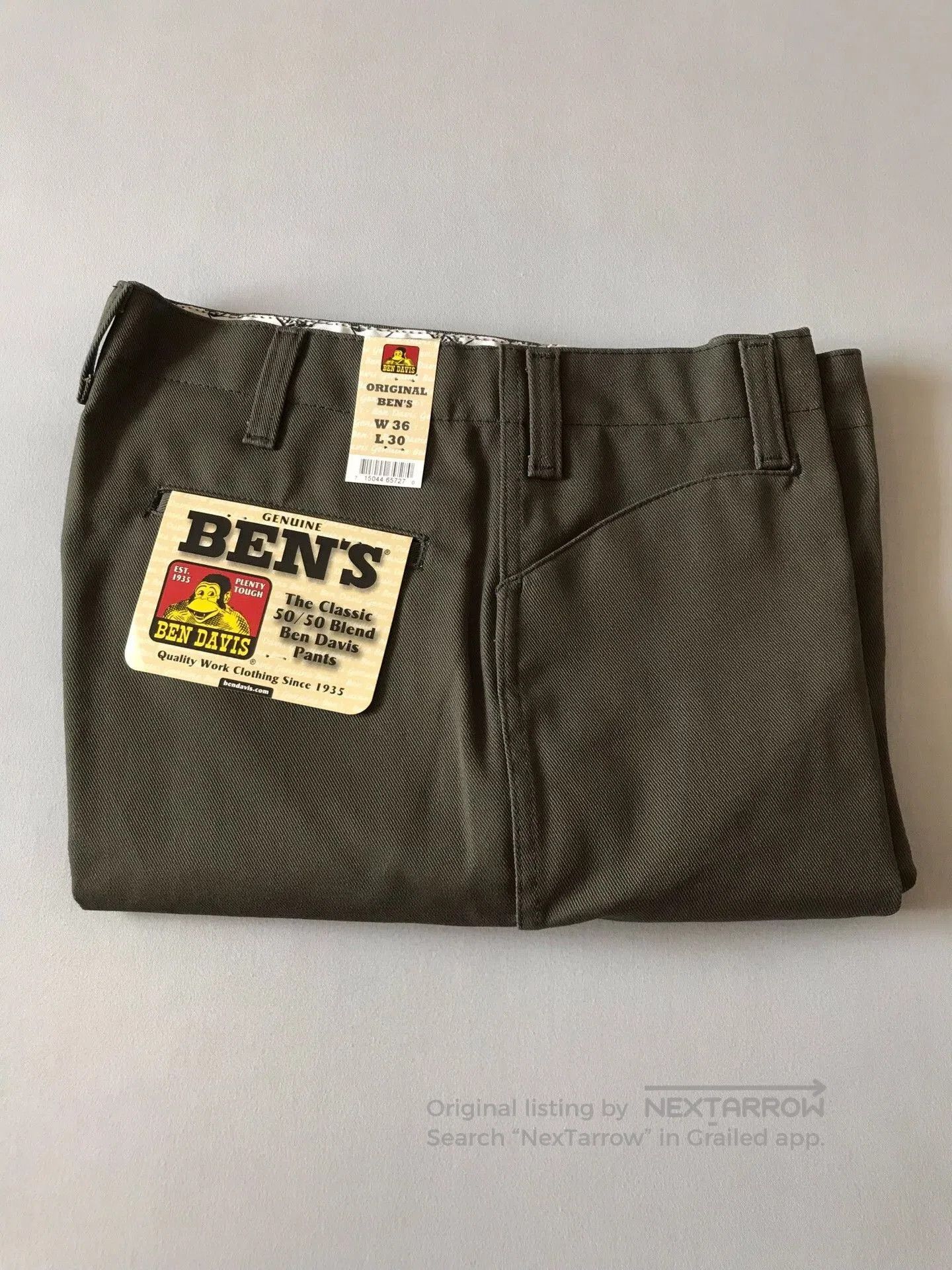 Ben Davis Ben Davis 657 Chino Work Pants W36L30. Size US 36 / EU 52 - 1 Thumbnail