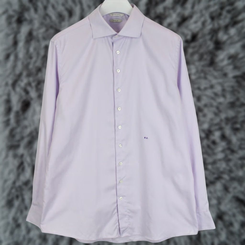 Suitsupply Suitsupply Traveller Formal Shirt Men's 2XL Cutaway Purple Formal Shirt 2XL Mens Formal Dress Shirt Purple Size 48R - 1 Thumbnail