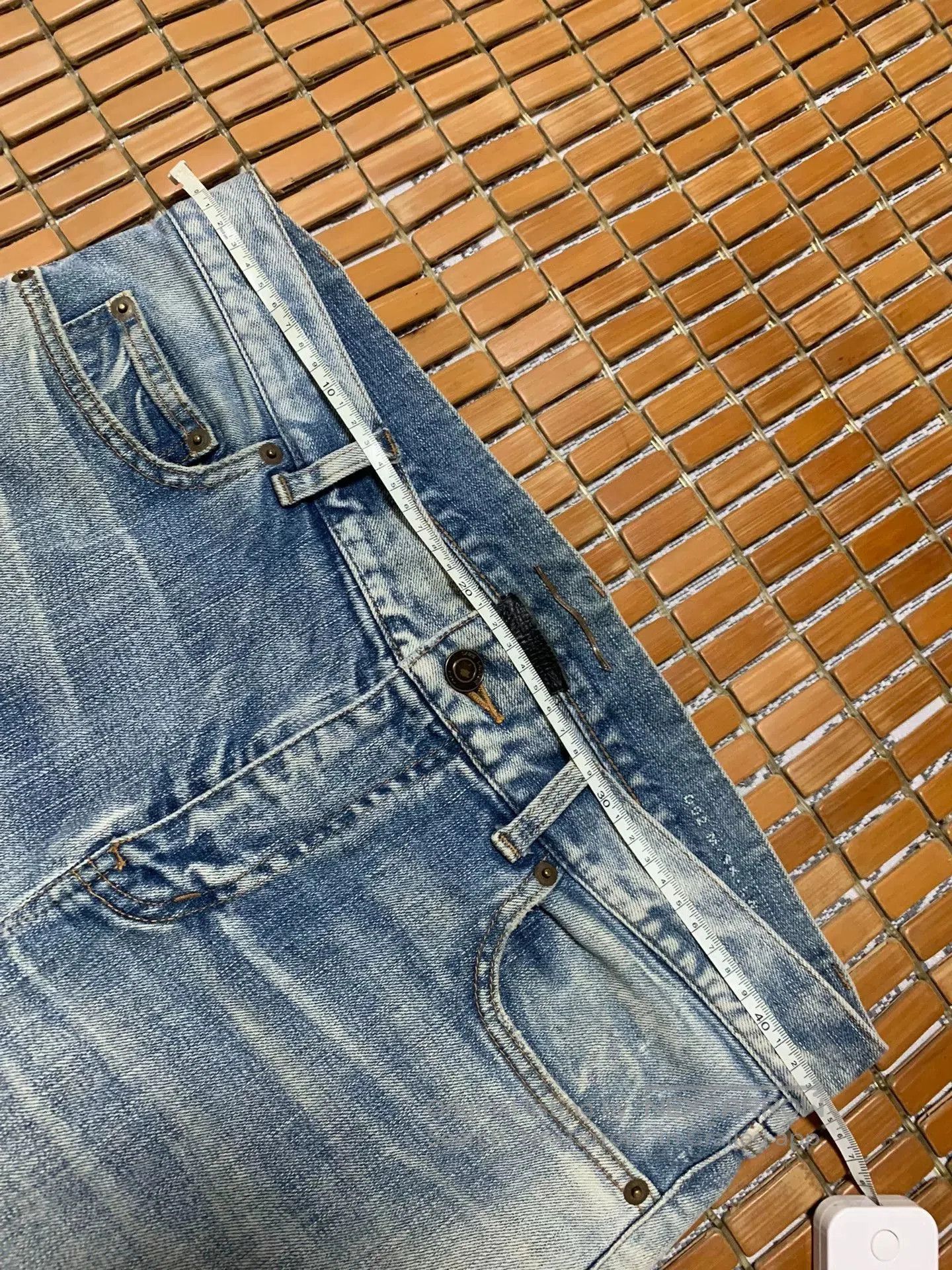 Saint Laurent Paris Saint Laurent SLP Distressed Denim Jeans. Size US 32 / EU 48 - 4 Thumbnail