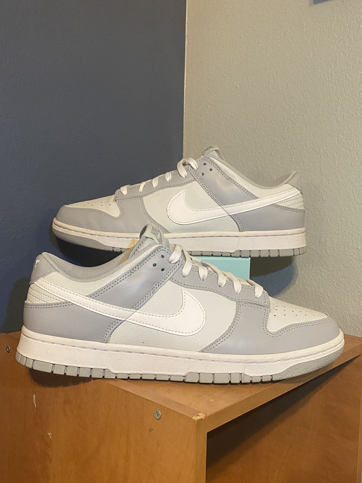 image of Nike Dunk Low Two Tone Grey Shoes, Men's (Size 11)
