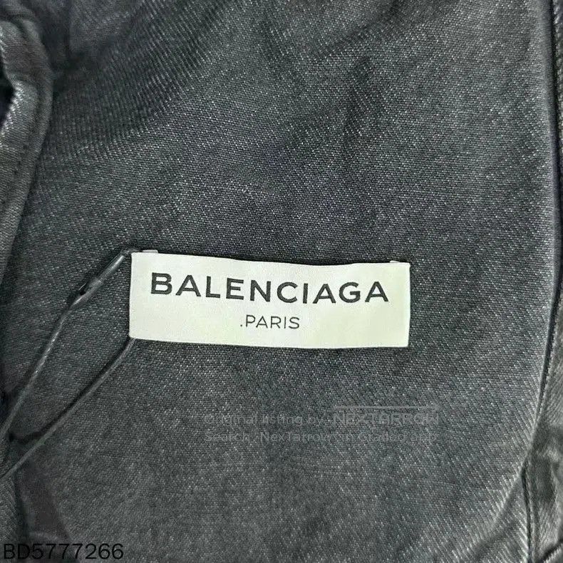 Balenciaga Balenciaga Black Denim Jacket . Size XS / US 0-2 / IT 36-38 - 5 Thumbnail