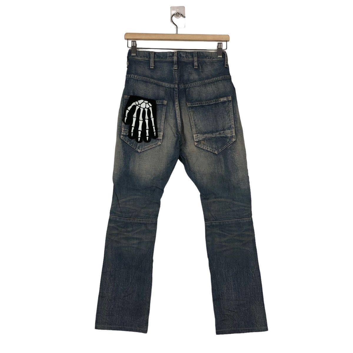 Japanese Brand 🔥90s Rare Distressed Design Jeans Fadthree Hysteric Glamour Size US 26 / EU 42 - 8 Thumbnail