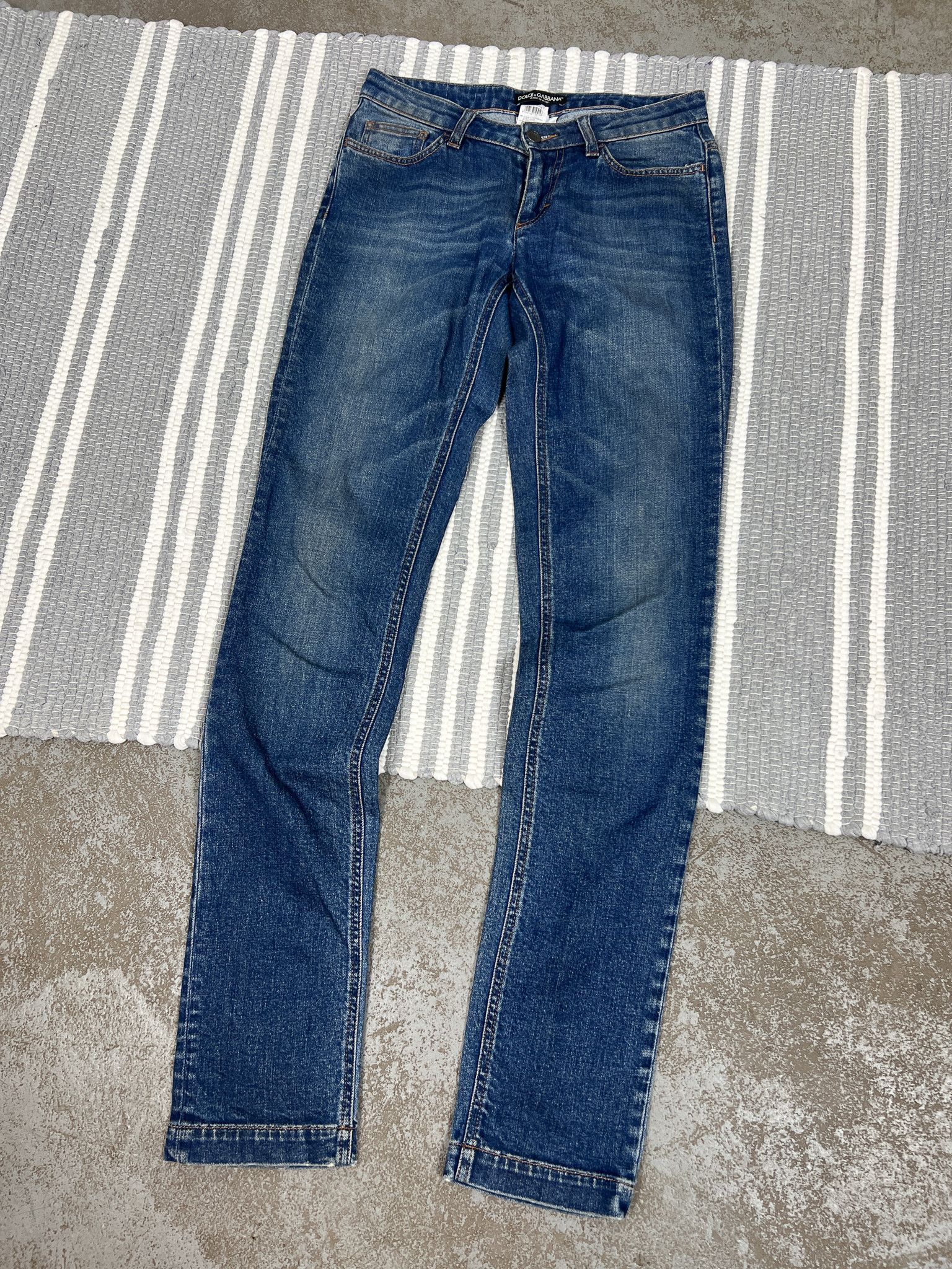 Dolce & Gabbana Vintage Dolce & Gabbana D&G Blue Denim Jeans Pants Size 27" / US 4 / IT 40 - 2 Thumbnail