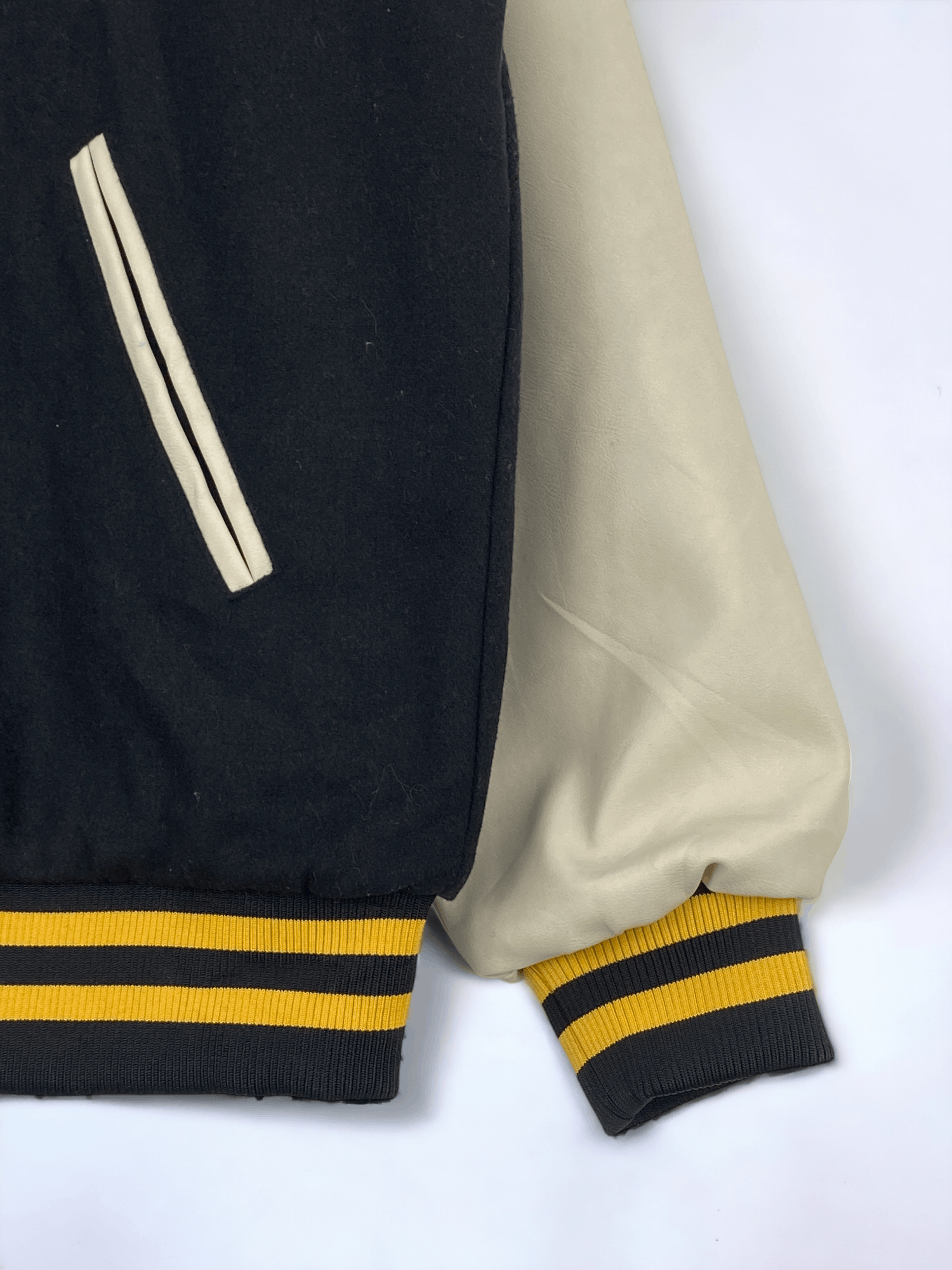 Leather Vintage Columbia Grammar Sleeve Leather Varsity JA0010 Size US XXL / EU 58 / 5 - 14 Thumbnail