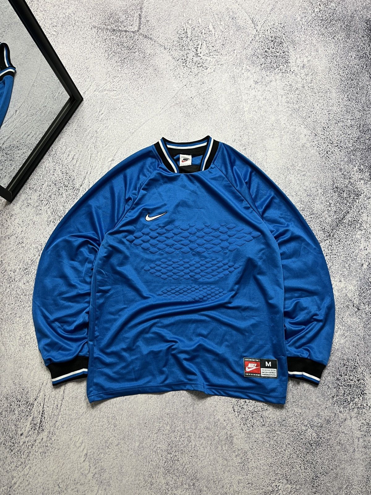 Nike × Vintage Vintage Nike Goalkeeper Longsleeve Template Jersey Retro Size US M / EU 48-50 / 2 - 1 Thumbnail