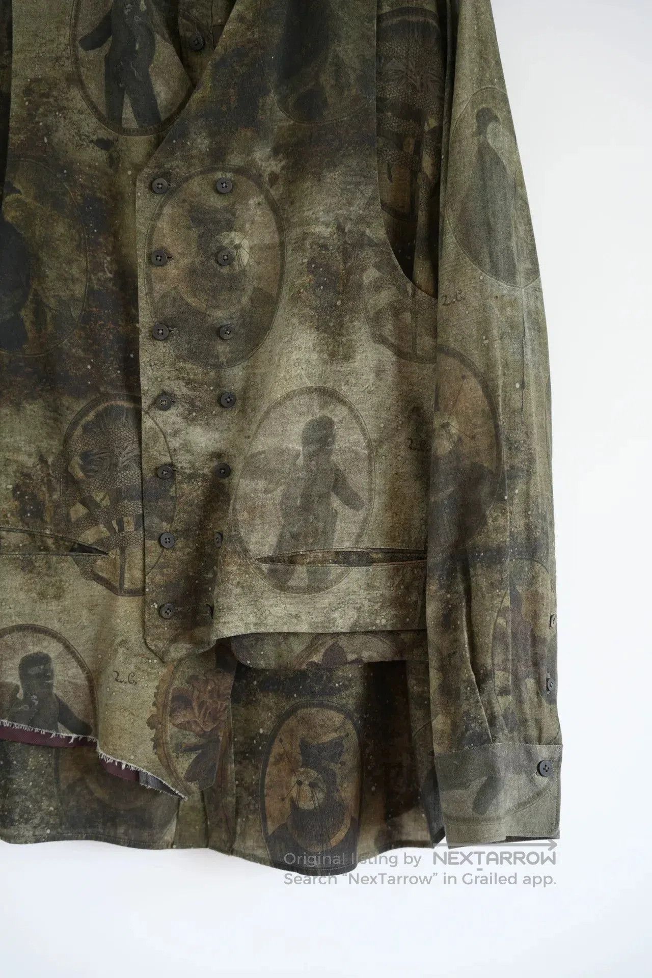 Ziggy Chen Ziggy Chen Double Layer Shirt 22aw. Size US L / EU 52-54 / 3 - 5 Thumbnail
