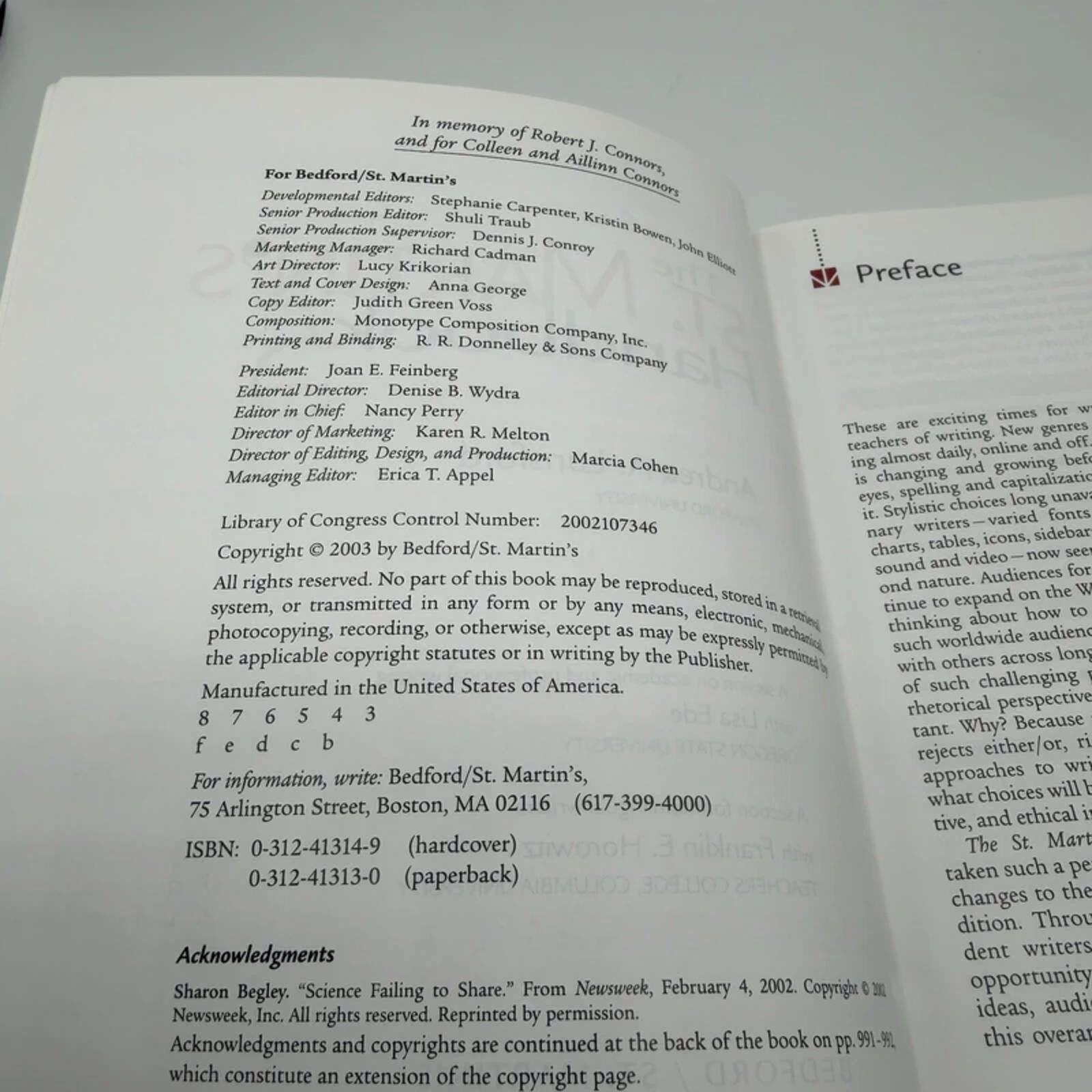 Other The St. Martin's Handbook: With 2003 MLA Update Size ONE SIZE - 6 Thumbnail