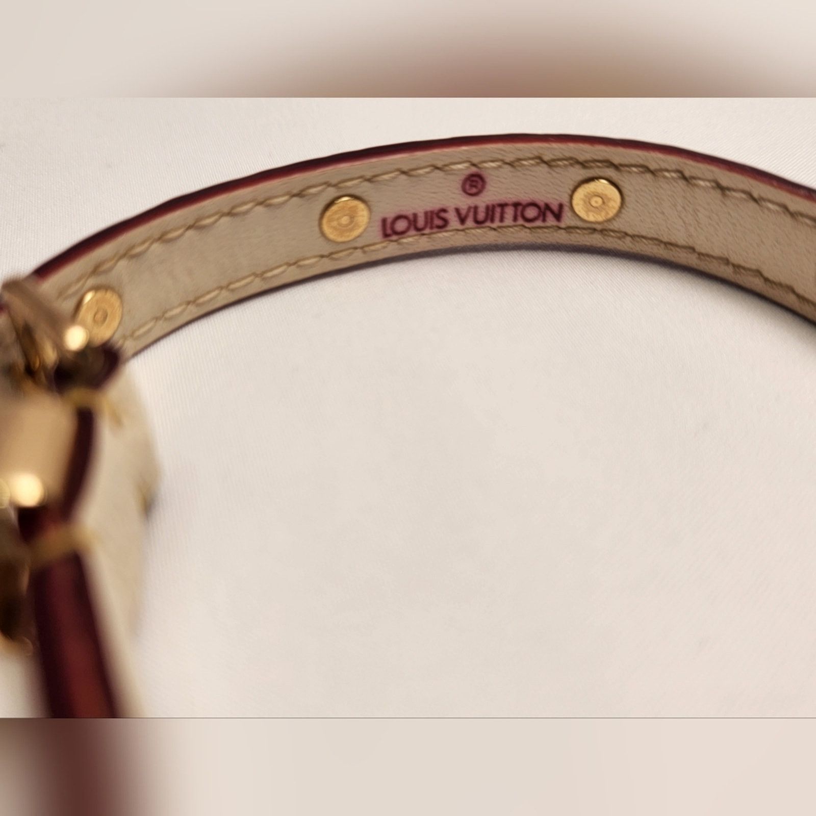 Louis Vuitton Louis Vuitton Leather Suhali Studded Double Wrap Bracelet Size ONE SIZE - 9 Thumbnail