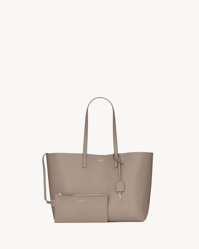 Saint Laurent Paris o1b1hav110824 Size: OS / Leather Shopping Bag Greyish Brown Size ONE SIZE - 1 Thumbnail