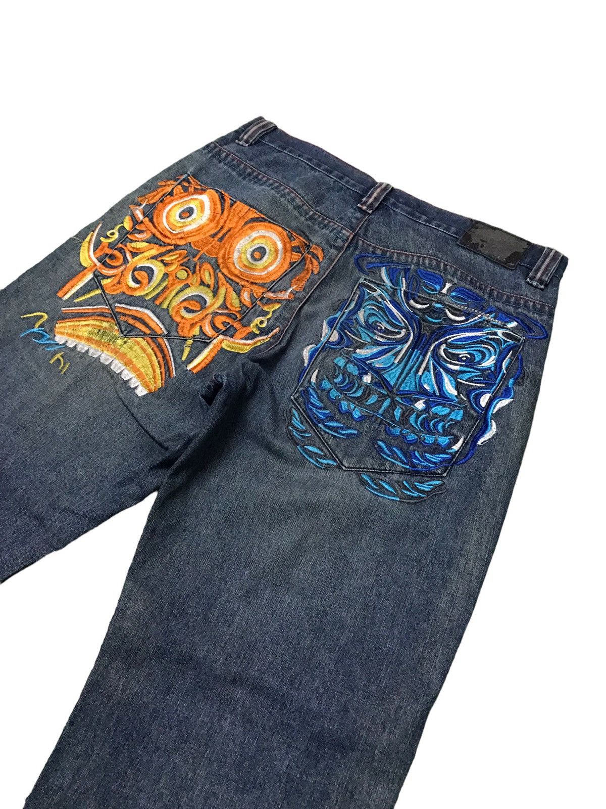 Coogi 🔥🔥VERY RARE🔥🔥 Y2k Coogi Embroidered Baggy Skater Jeans Size US 36 / EU 52 - 10 Thumbnail