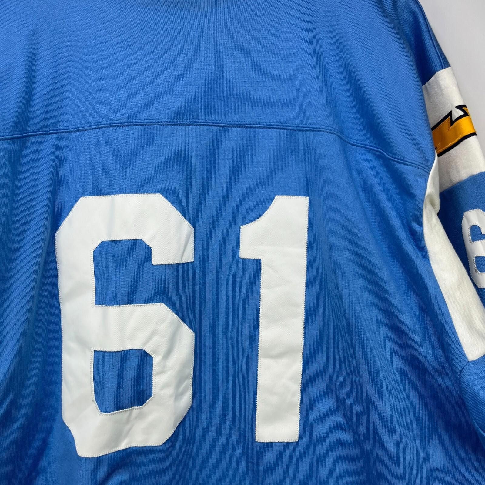 Other VINTAGE LOS ANGELES CHARGERS 1961 NFL THROWBACK JERSEY 3XL Size ONE SIZE - 2 Thumbnail