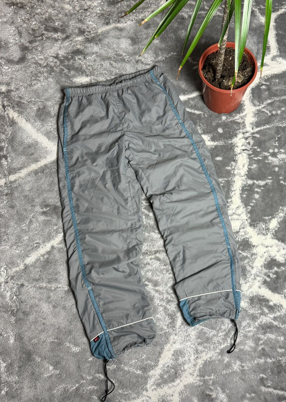 00s Nike Vintage Nylon Joggers Pants Drill