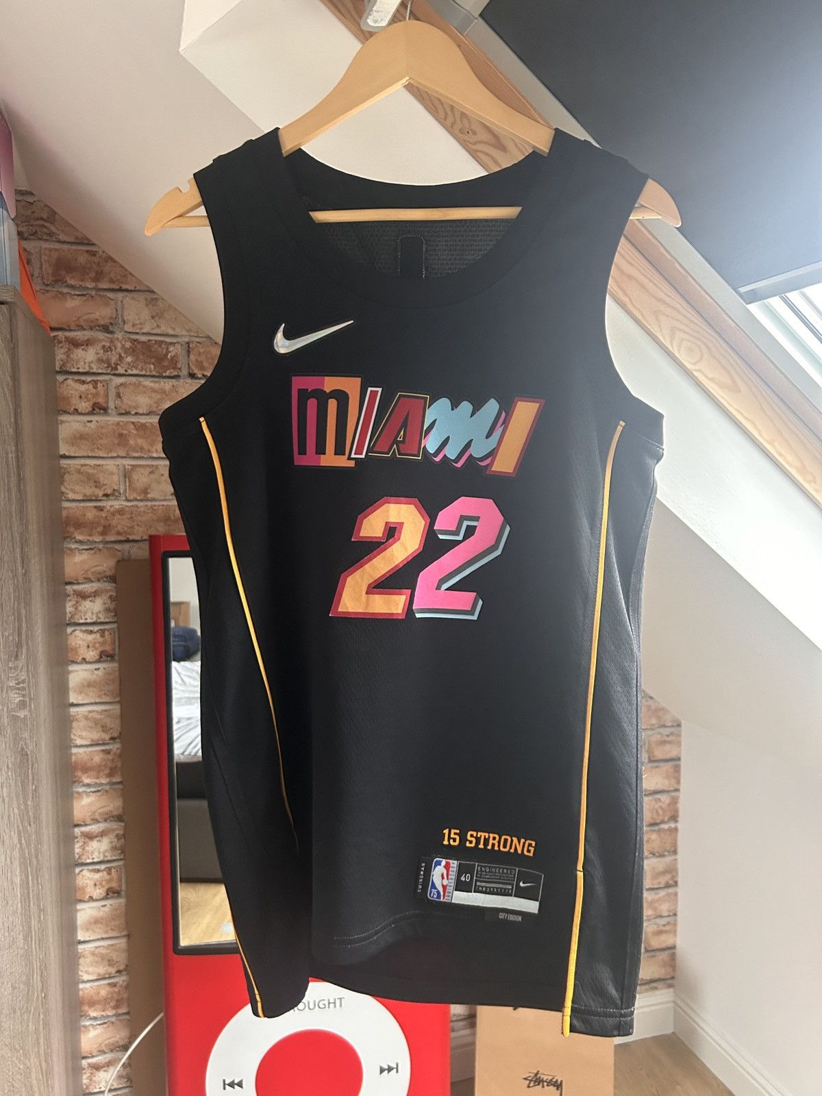 Nike Official NBA 75th Anniversary Miami Heat City Jersey Dri-Fit Size US S / EU 44-46 / 1 - 1 Thumbnail