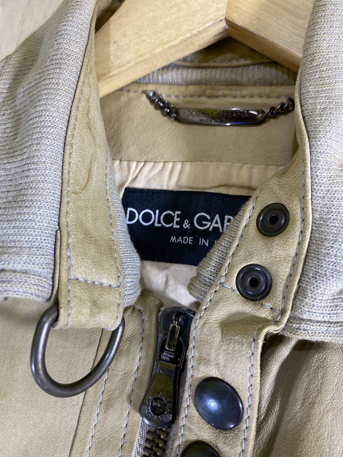 Dolce & Gabbana leather classic jacket Size US M / EU 48-50 / 2 - 3 Thumbnail