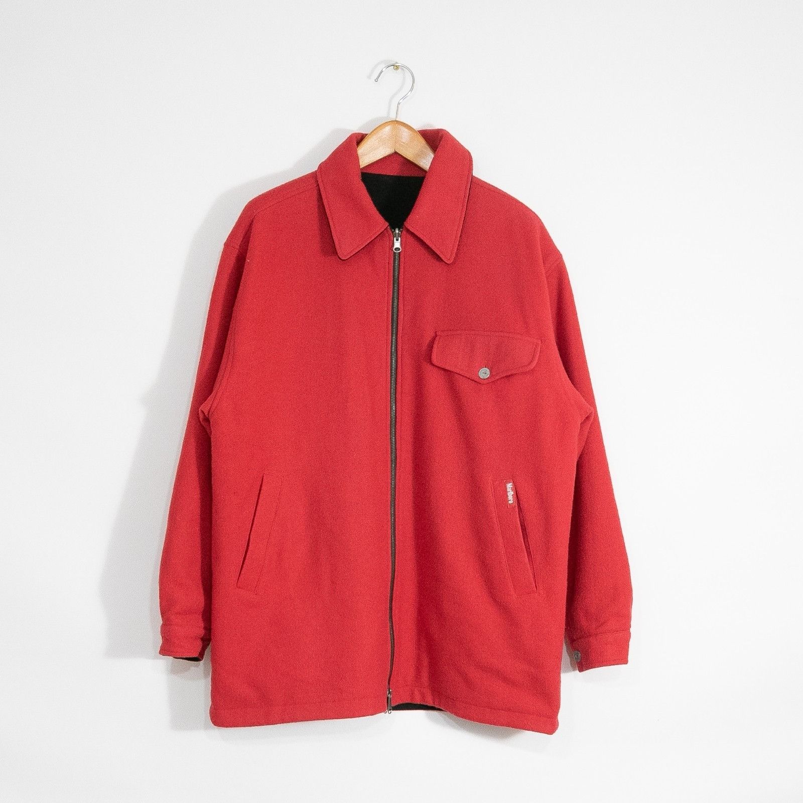 Marlboro Vintage Marlboro Unlimited Reversible Wool Jacket Medium Size US M / EU 48-50 / 2 - 1 Thumbnail