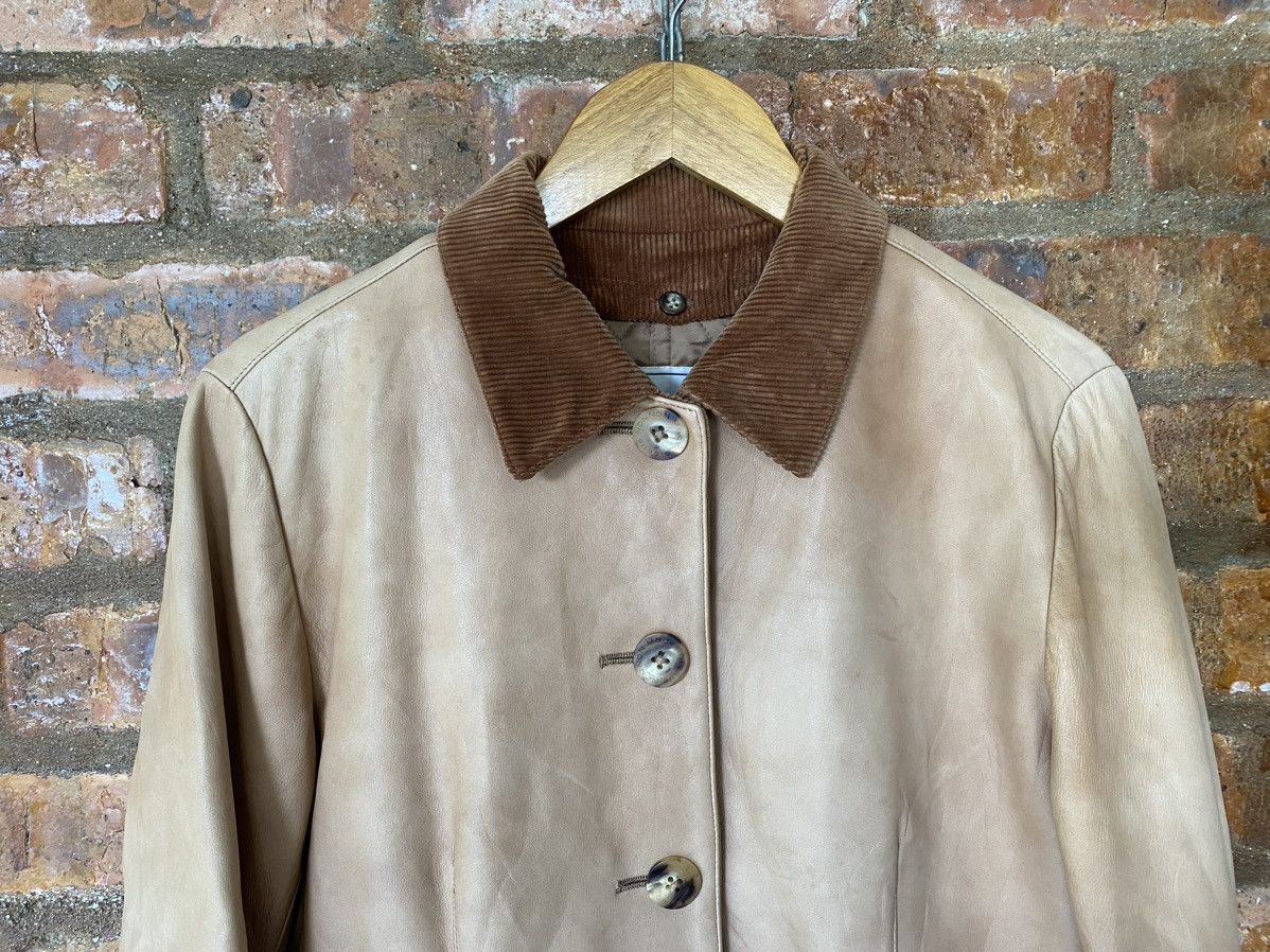Japanese Brand × Mademoiselle Non Non 1990s Sheepskin Leather Jacket Size M / US 6-8 / IT 42-44 - 3 Thumbnail