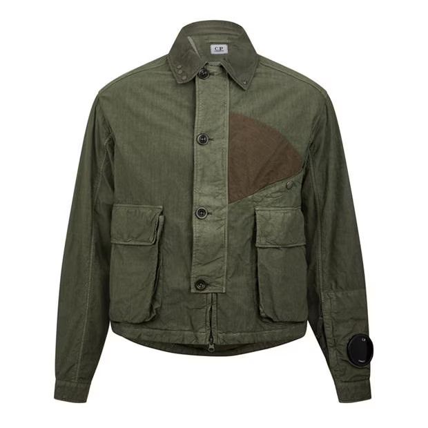 C.P. Company o1y1224 Logo Jacket in Bronz Green Size US S / EU 44-46 / 1 - 1 Thumbnail