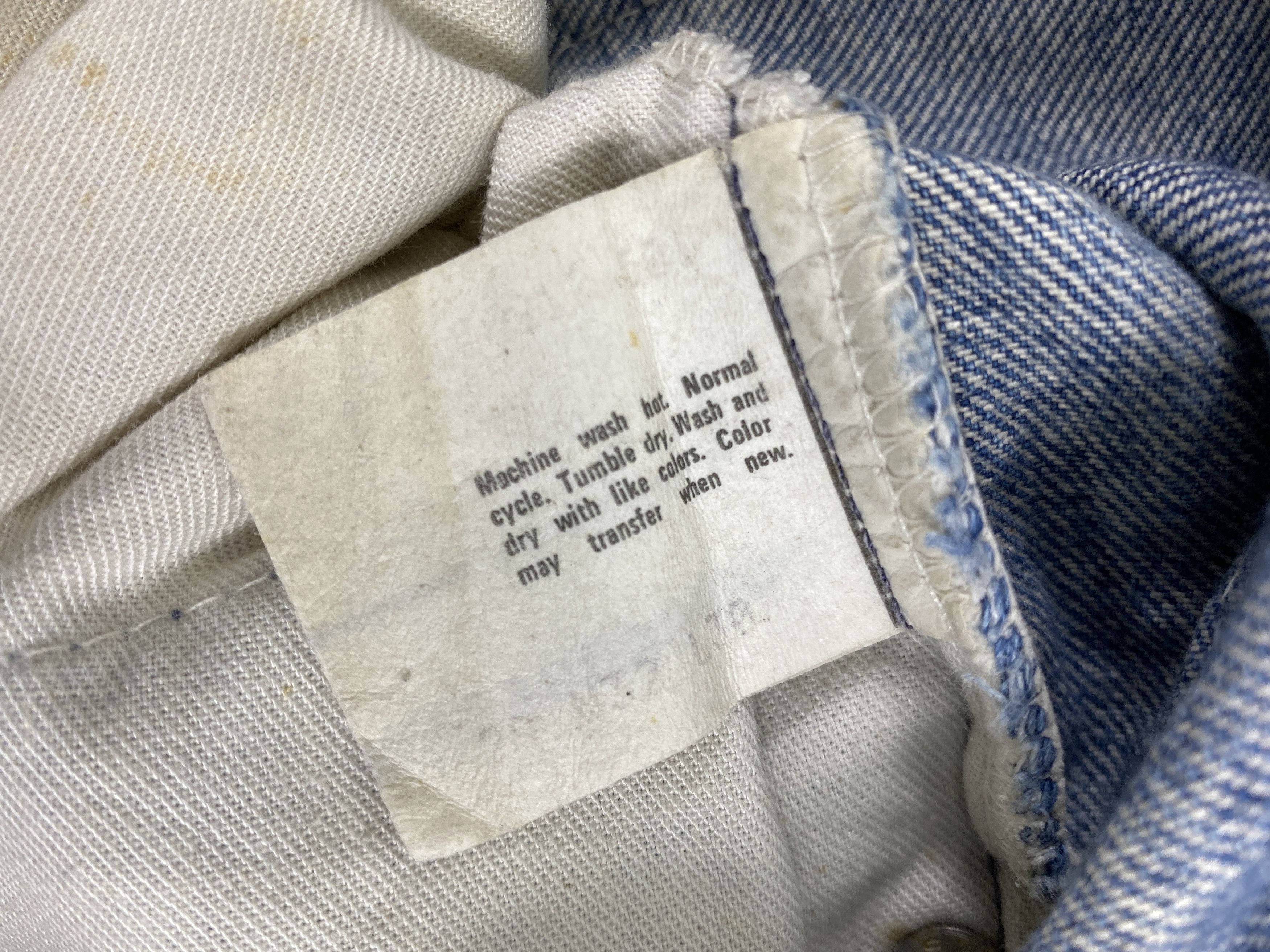 Vintage Distressed Vintage 80s Levi's Big E Orange Tab 31x30 JN3502 Size US 31 - 9 Thumbnail
