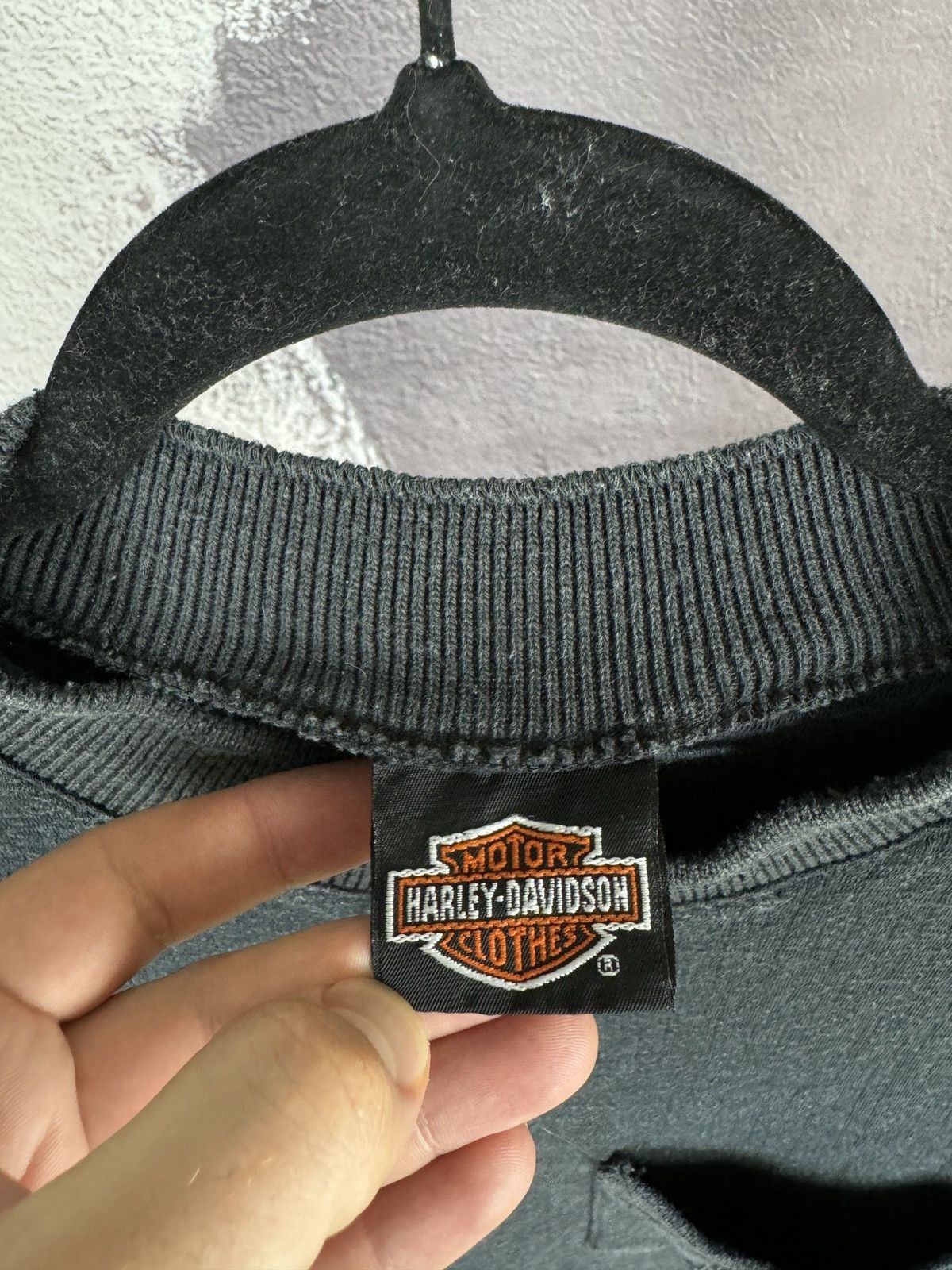 Harley Davidson × Vintage Harley-Davidson Motorcycles vintage 90s black pocket tee Size US M / EU 48-50 / 2 - 7 Thumbnail