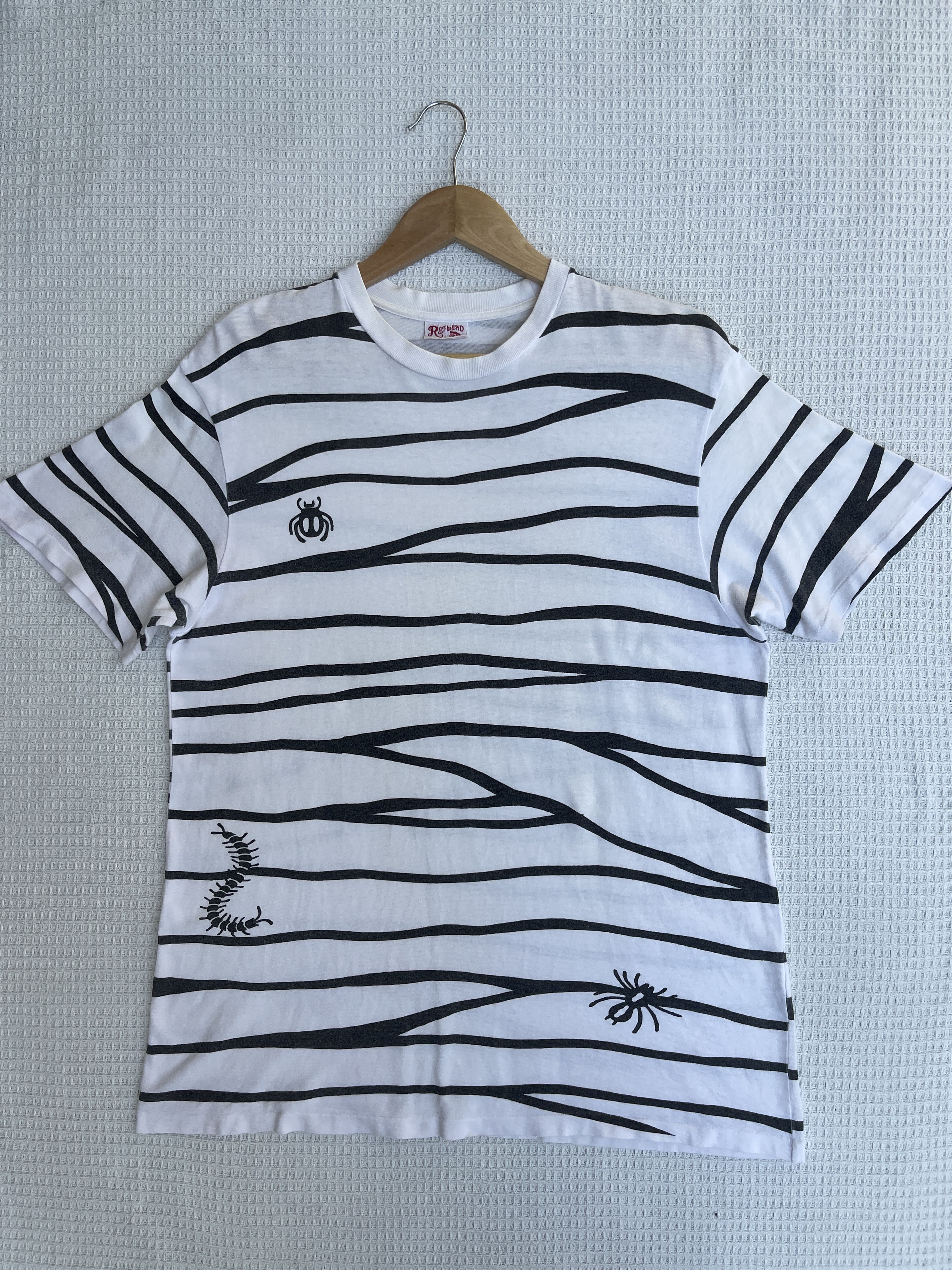 Vintage Last Drop🔥Rare🔥Vintage Rat Land Japan Striped T-Shirt Size US L / EU 52-54 / 3 - 11 Thumbnail