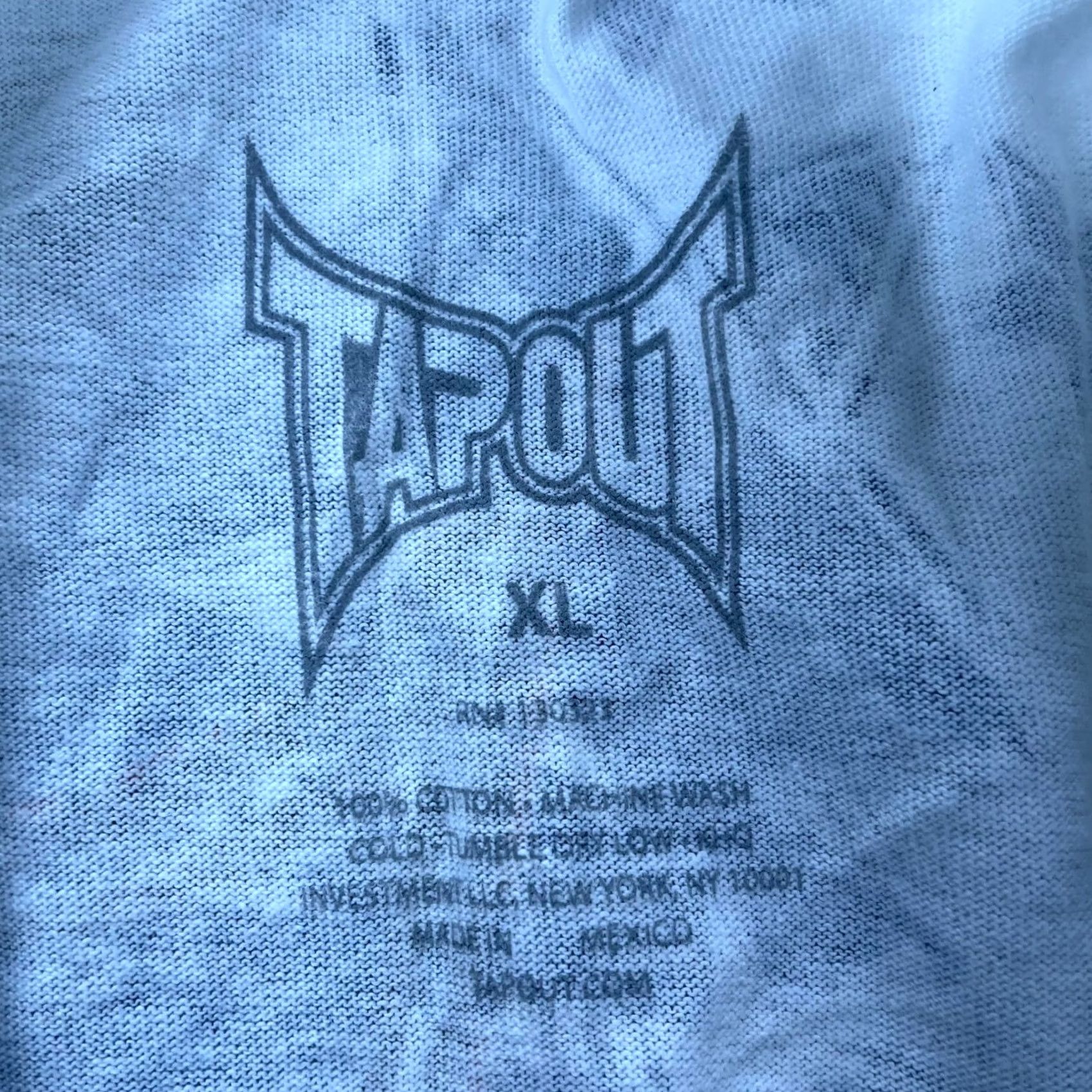 Tapout VINTAGE Tapout Shirt Mens L White AOP USA MMA Affliction 90s 2000s y2K Size US L / EU 52-54 / 3 - 5 Thumbnail
