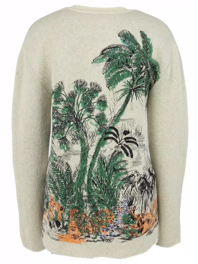 Dior Dior Jungle embroidery heavy industry sweater Size XS / US 0-2 / IT 36-38 - 3 Thumbnail