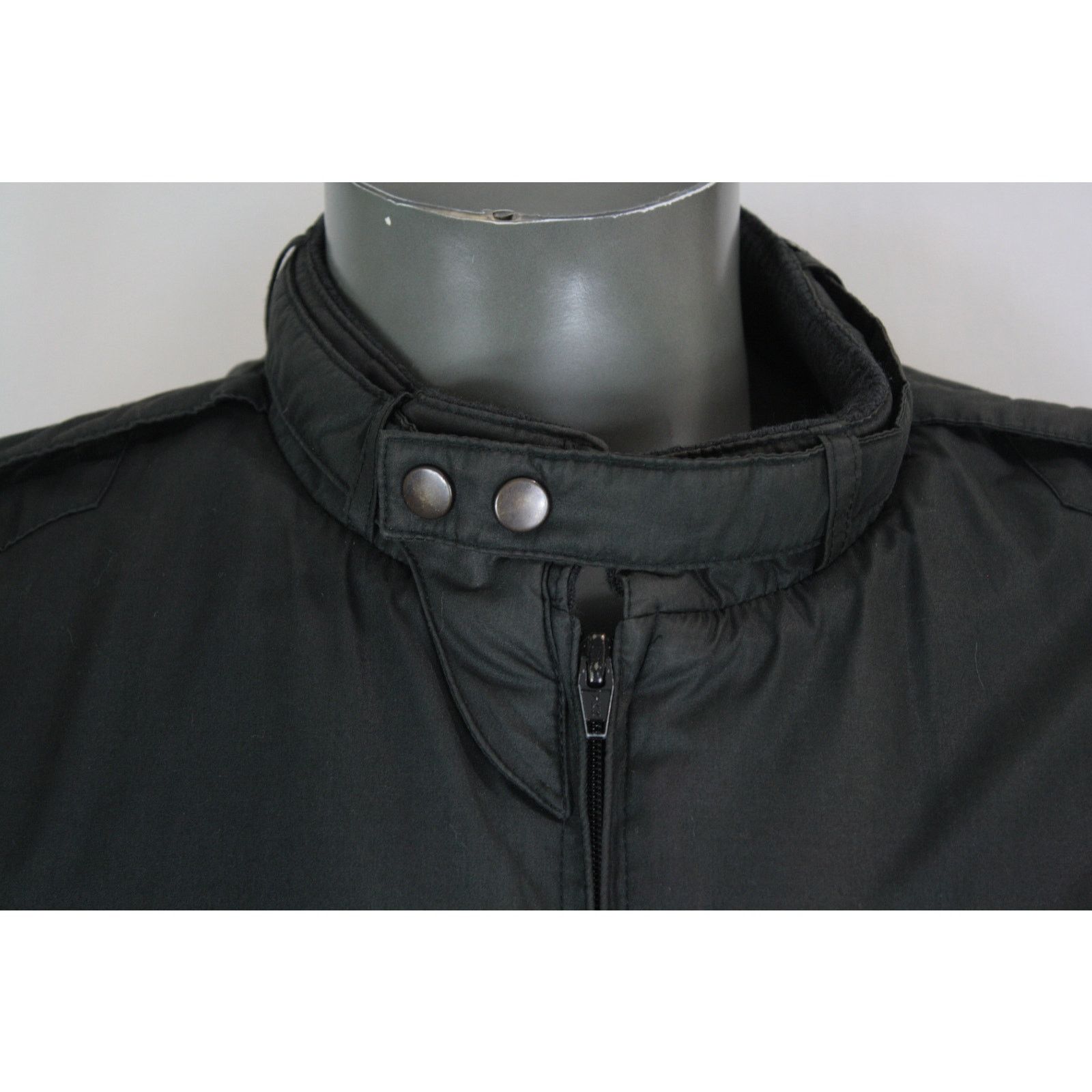 Members Only × Vintage Vintage Members Only Cafe Racer Jacket Black Quilted Bomber Size US XL / EU 56 / 4 - 3 Thumbnail