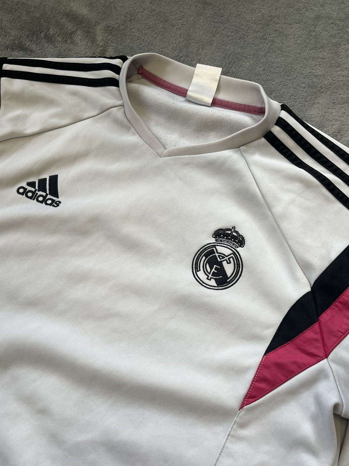 Adidas Adidas Real Mardid 2014 2015 football training sweatshirt Size US L / EU 52-54 / 3 - 2 Thumbnail