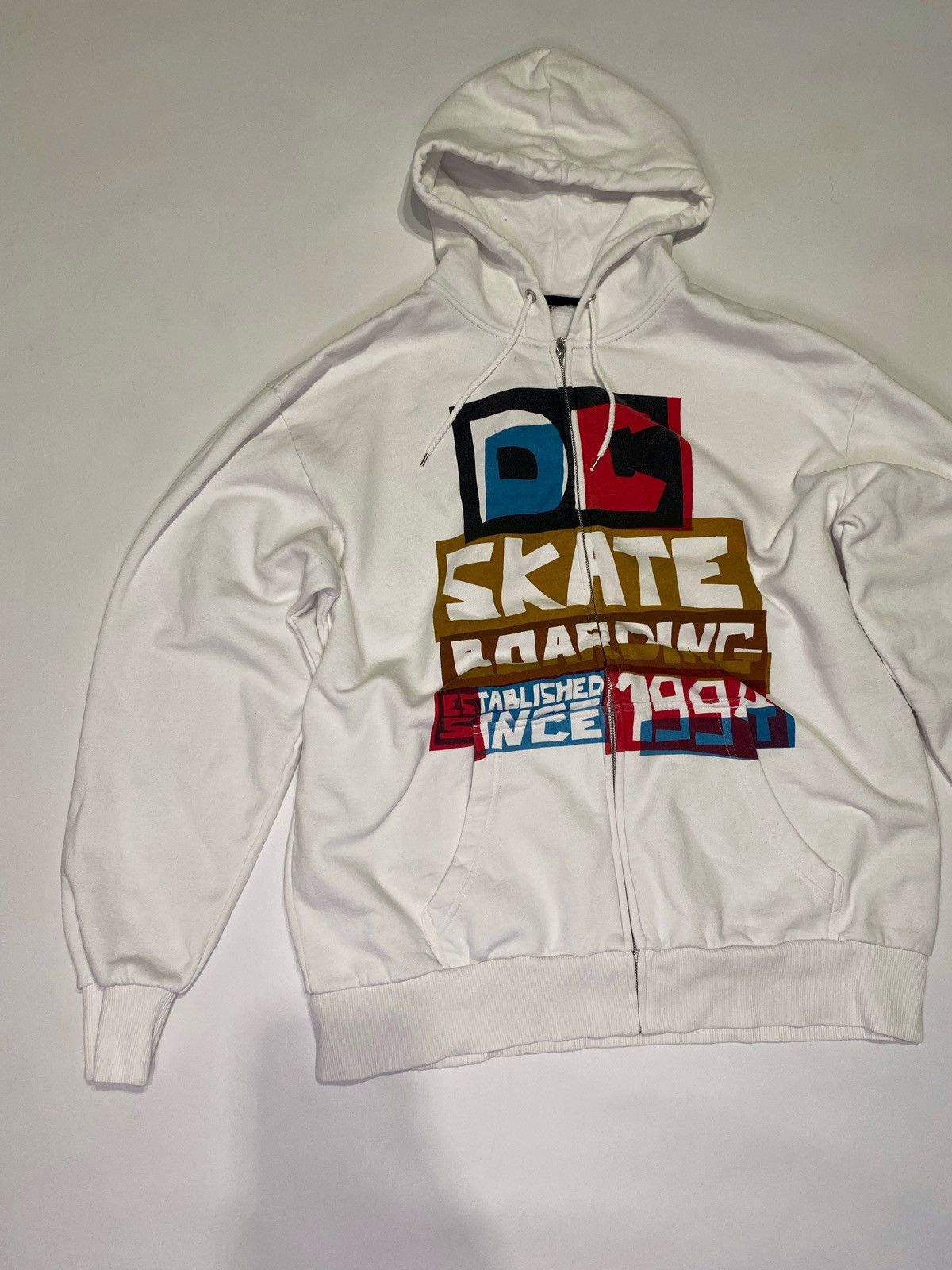 DC Vintage DC oversized hoodie white xl Size US XL / EU 56 / 4 - 2 Thumbnail