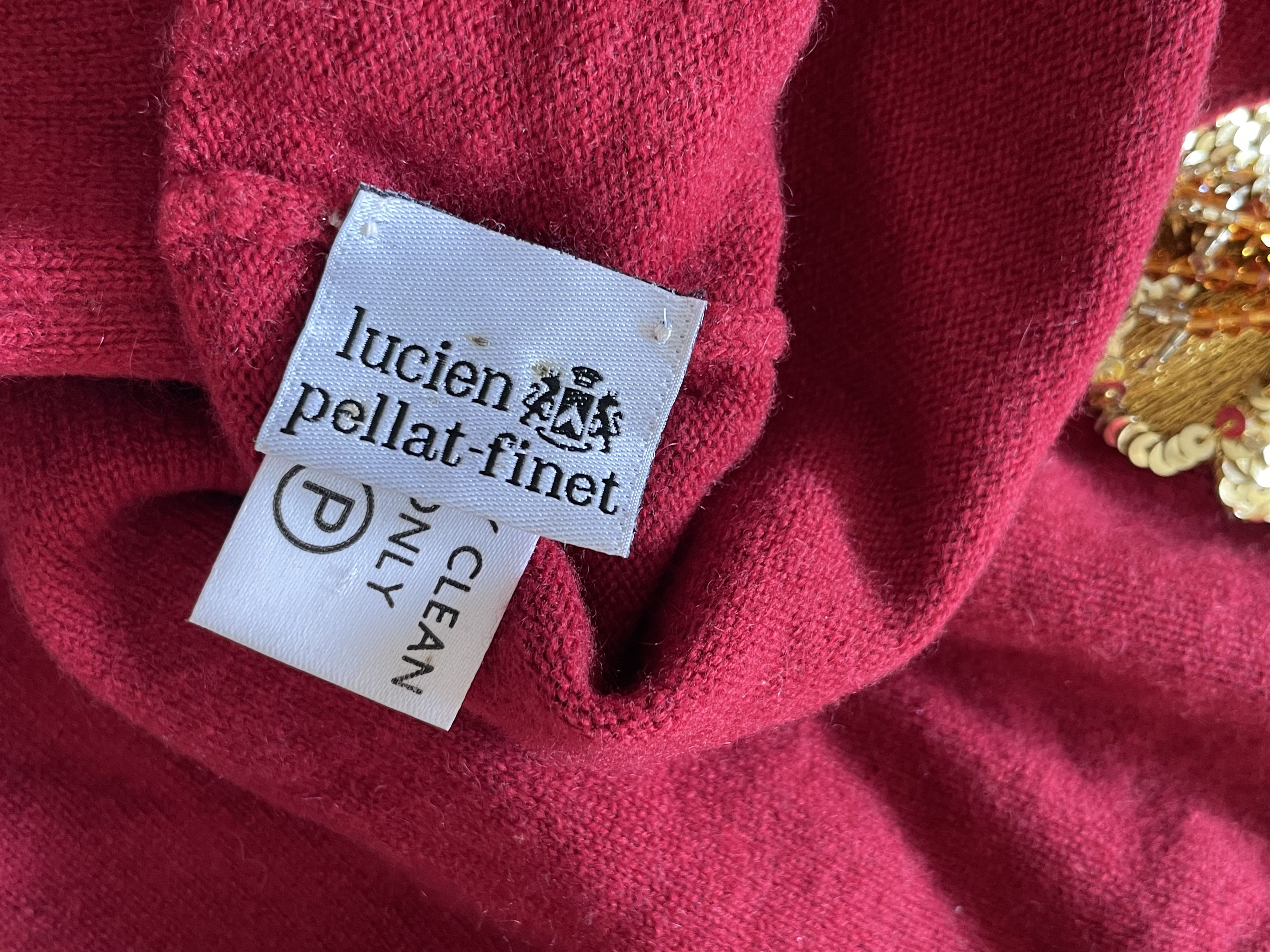 Lucien Pellat-Finet Lucien Pellat-Finet cashmere embroidered sweater Size XS / US 0-2 / IT 36-38 - 6 Thumbnail