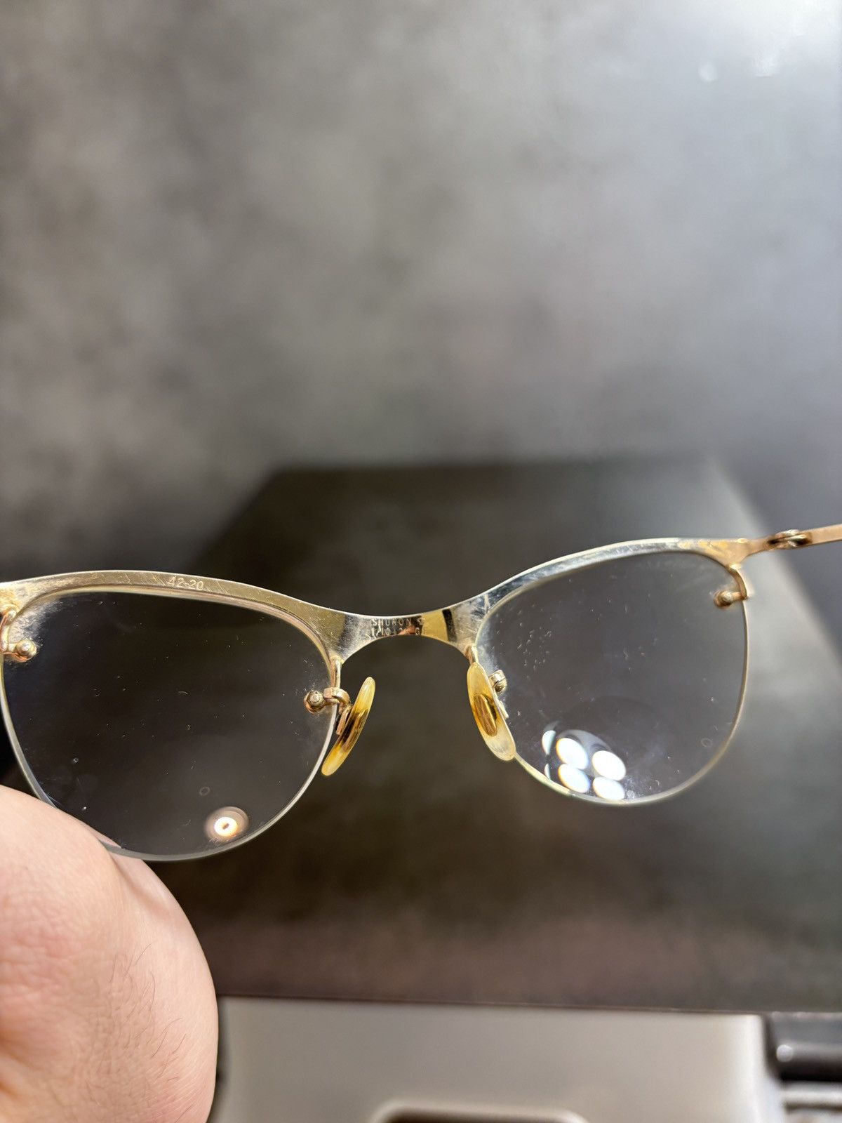 Shuron 1930s Eyeglasses True Vintage Shuron Gold Fill Spectacles Size ONE SIZE - 11 Thumbnail