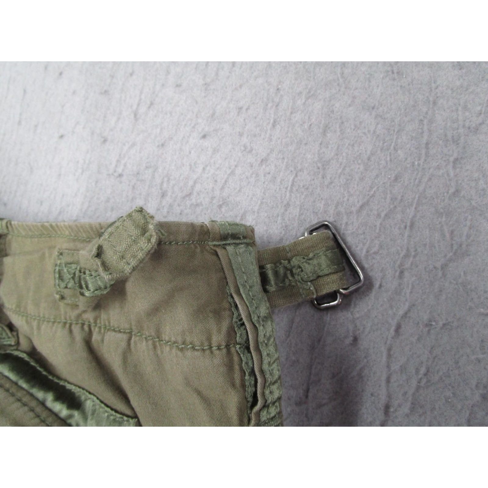 Abercrombie & Fitch Abercrombie & Fitch Pants Women 32 14S Green Stretch Cargo Paratrooper Vintage 90s Casual Army Size 24" / US 00 / IT 34 - 5 Thumbnail