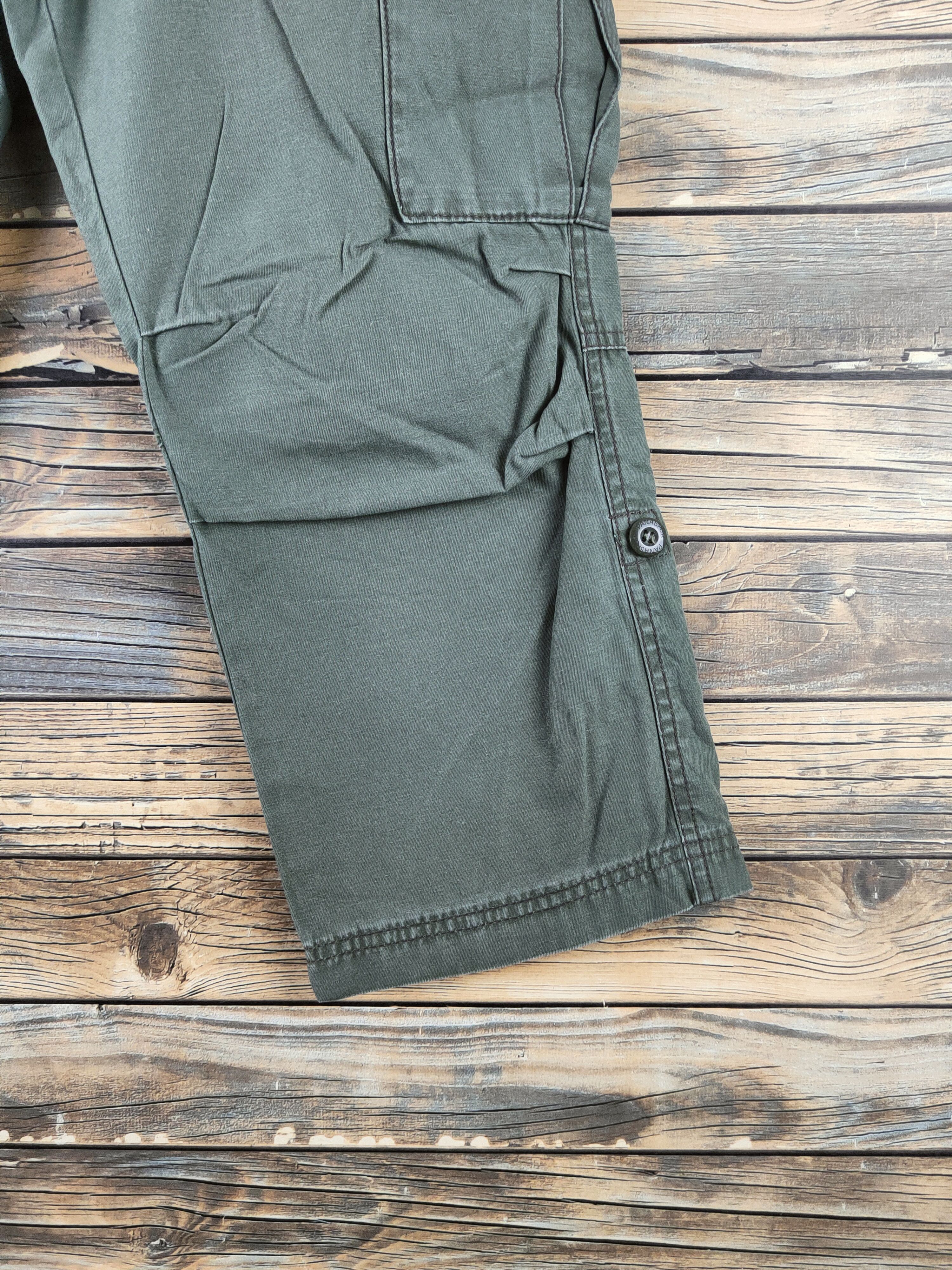 Japanese Brand DLL Panaspur Green Multipocket Cargo Pants #46-222 Size US 30 / EU 46 - 6 Thumbnail