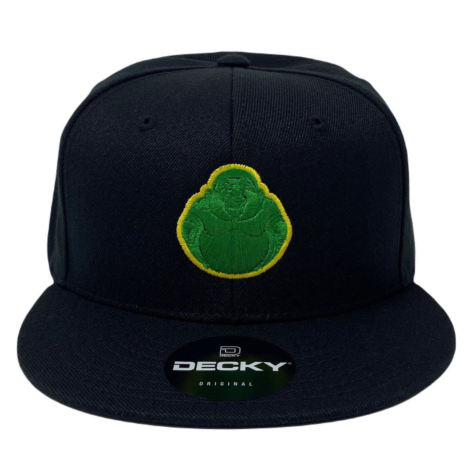Other Buddha Green Snapback Hat All Black Size ONE SIZE - 3 Thumbnail