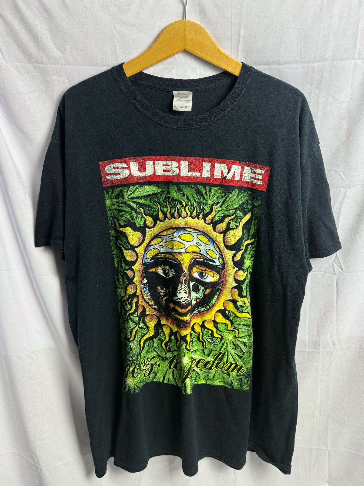 image of Band Tees x Rock Tees Sublime Tees Vintage in Black, Men's (Size XL)