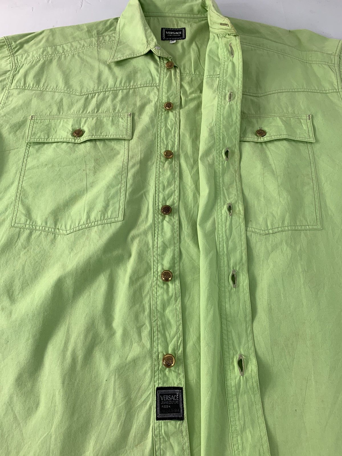 Versace Jeans Couture Hype Versace Jeans Couture Button Up Shirt Double Pocket Size US M / EU 48-50 / 2 - 6 Thumbnail