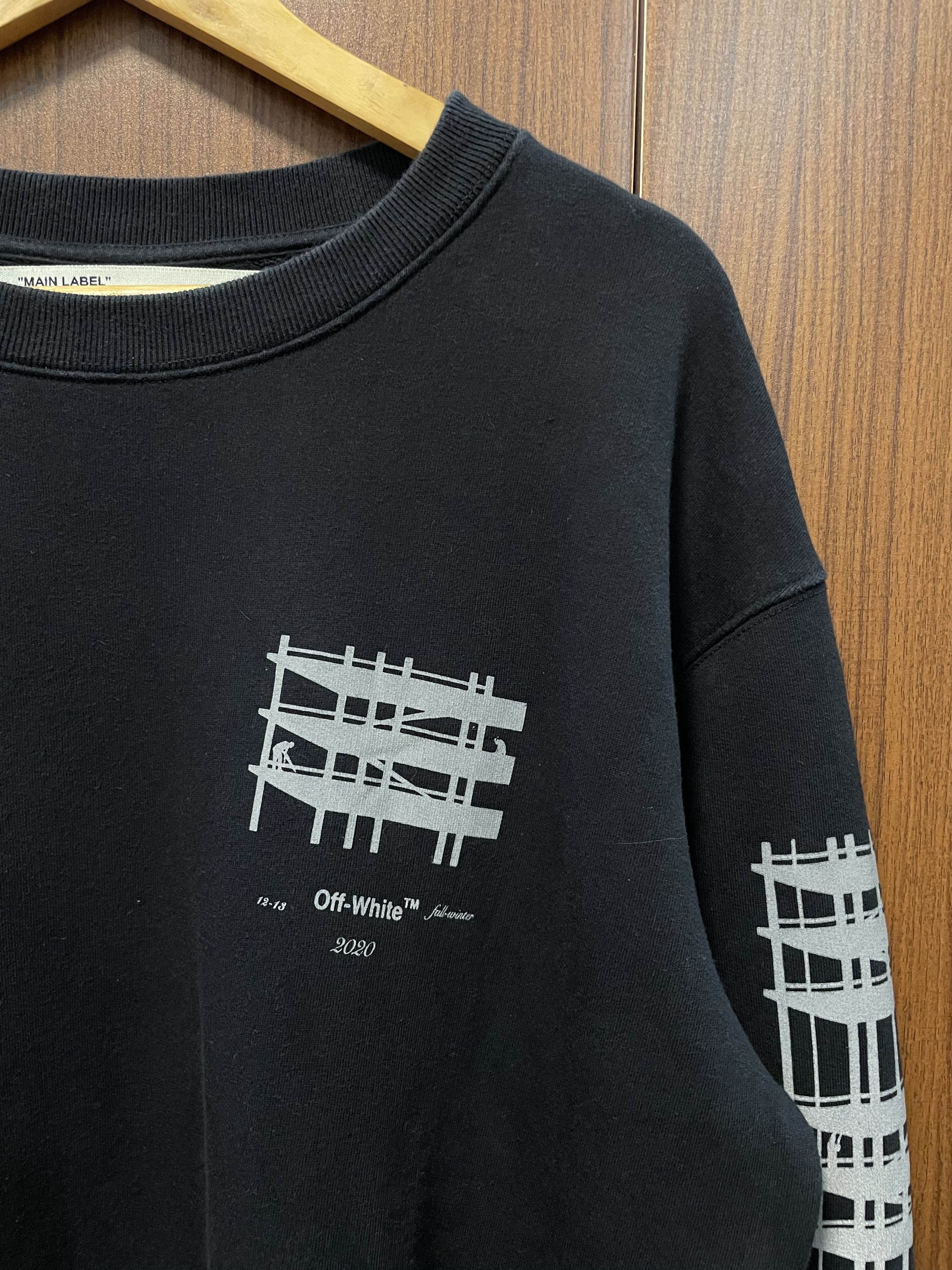 Off-White Off-White 11th Anniversary Diag Industrial Mantuman Sweater Size US L / EU 52-54 / 3 - 3 Thumbnail