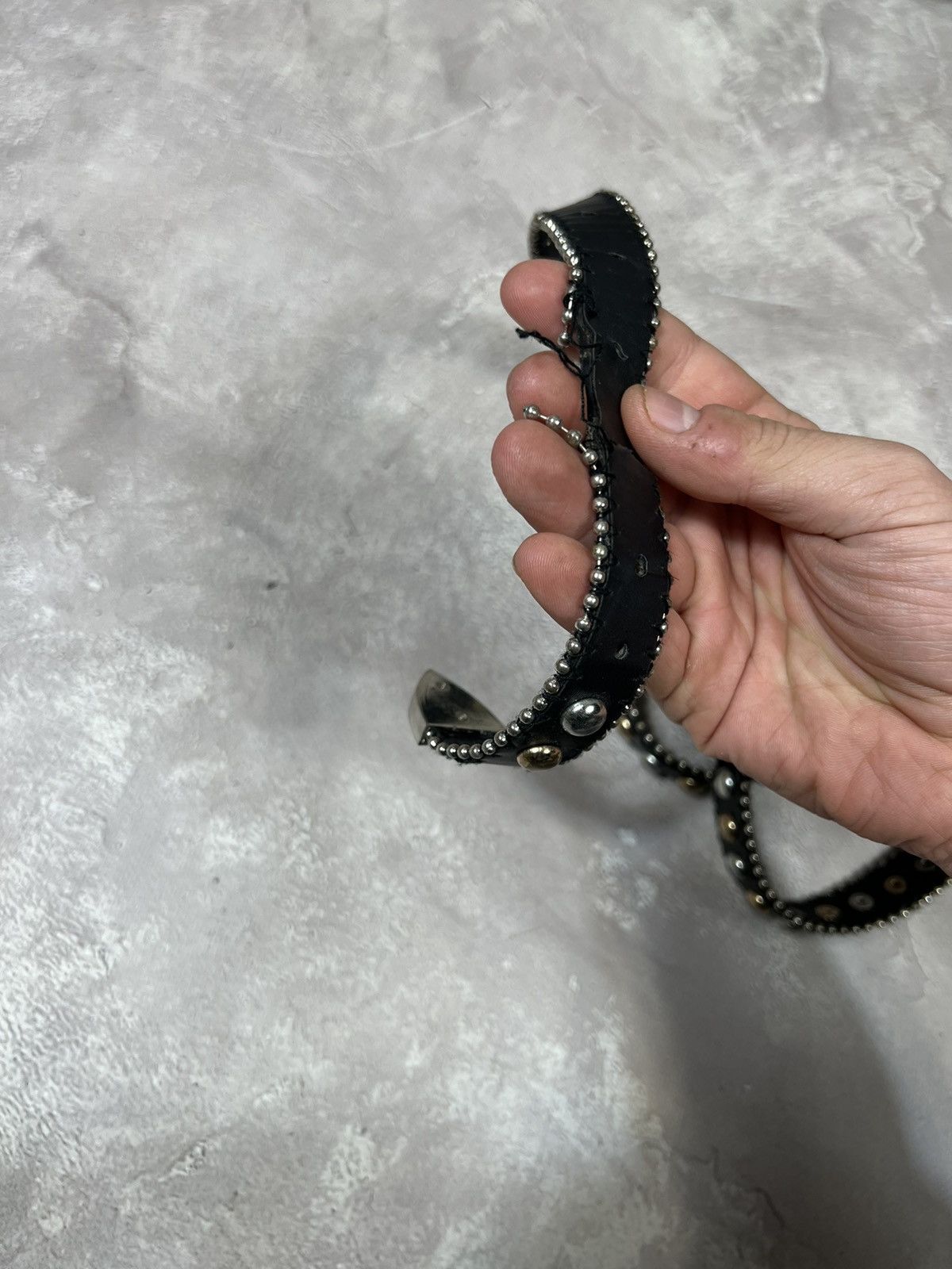 If Six Was Nine × Japanese Brand × Vintage Vintage Diesel Style Metal Punk Belt Size ONE SIZE - 6 Thumbnail