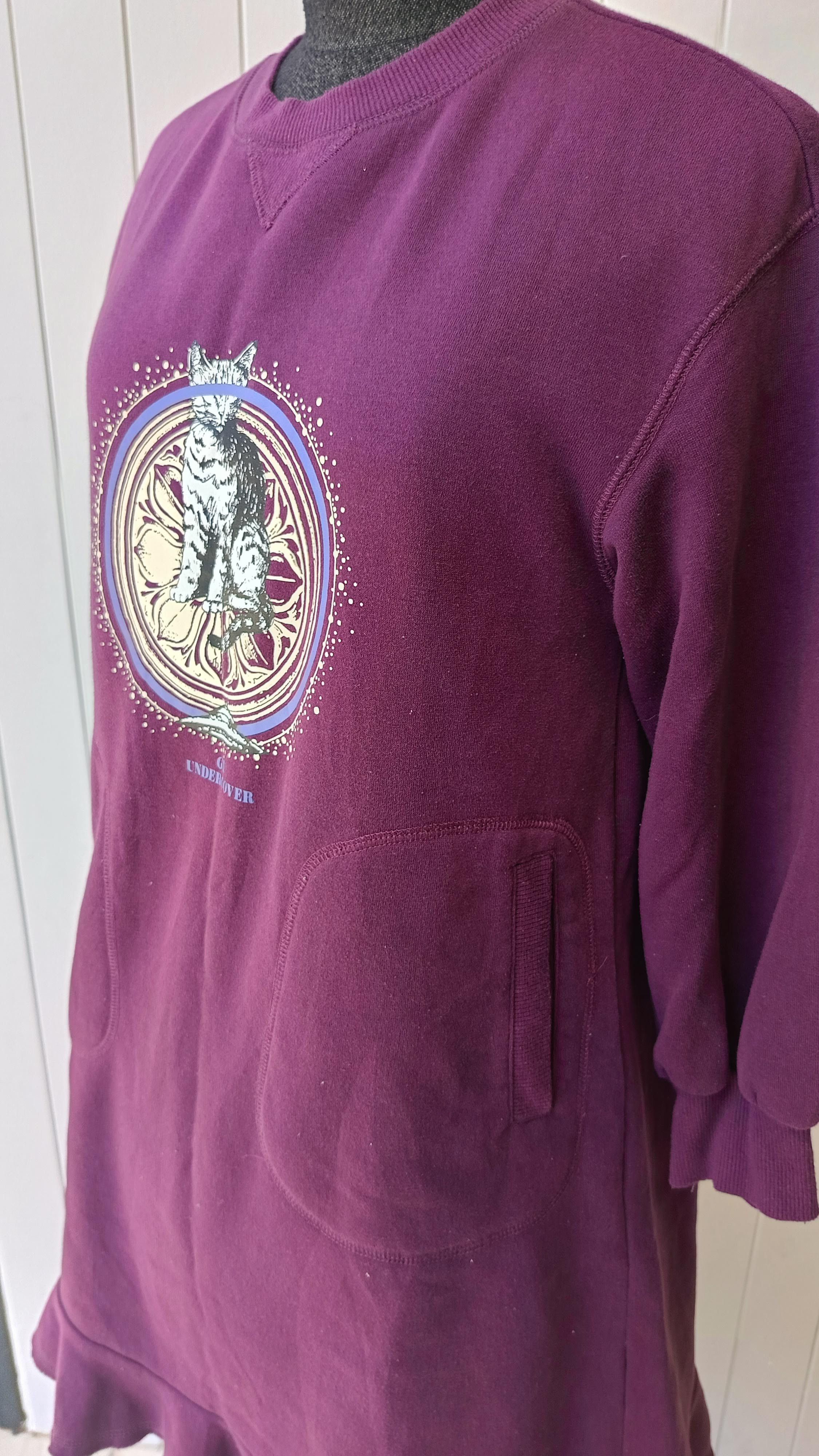 GU × Undercover GU Jun Takahashi Uniqlo 140 Undercover cat sweater dress Size S / US 4 / IT 40 - 4 Thumbnail