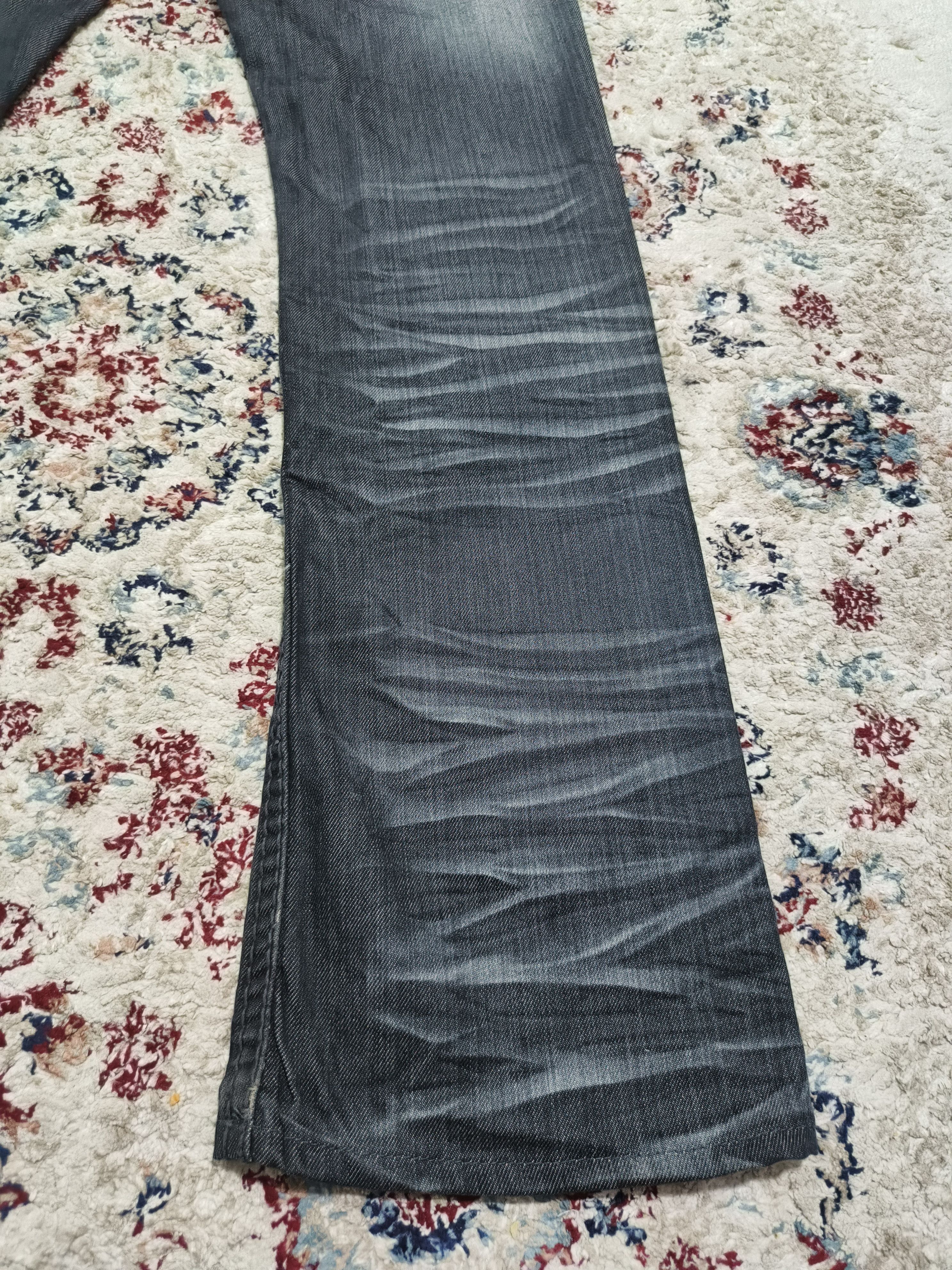 If Six Was Nine × Japanese Brand × Le Grande Bleu (L.G.B.) Japanese Black Flare Distressed Denim Jeans Size US 30 / EU 46 - 8 Thumbnail